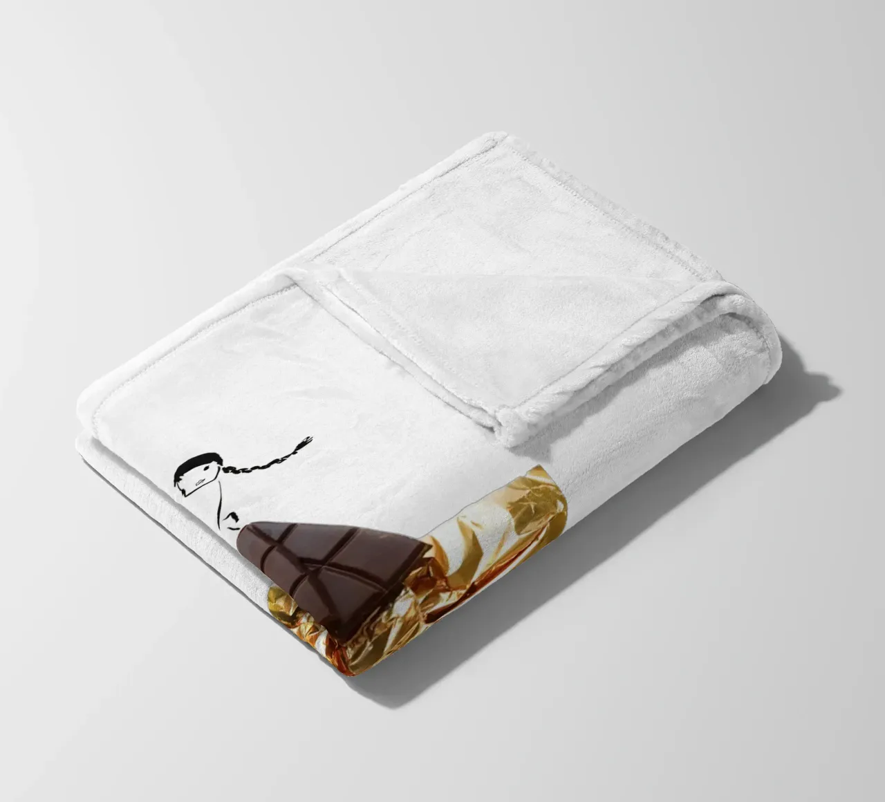 Chocolate coperta in pile da Gretchen Roehrs