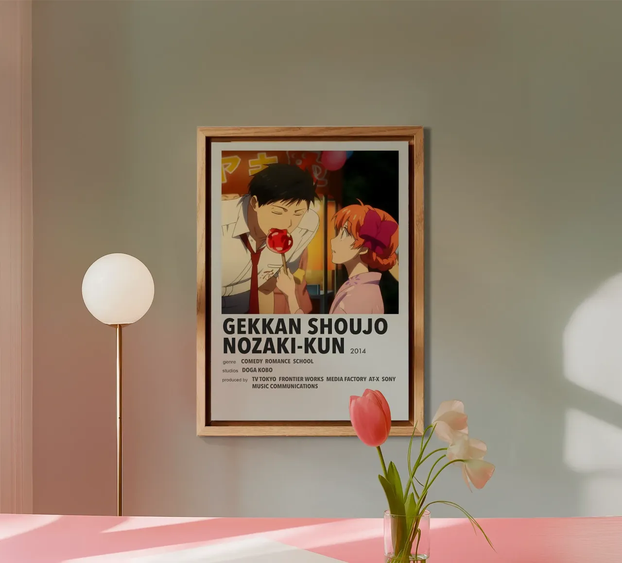 GEKKAN SHOUJO NOZAKI-KUN  2014 alluminio dibond da Totoya