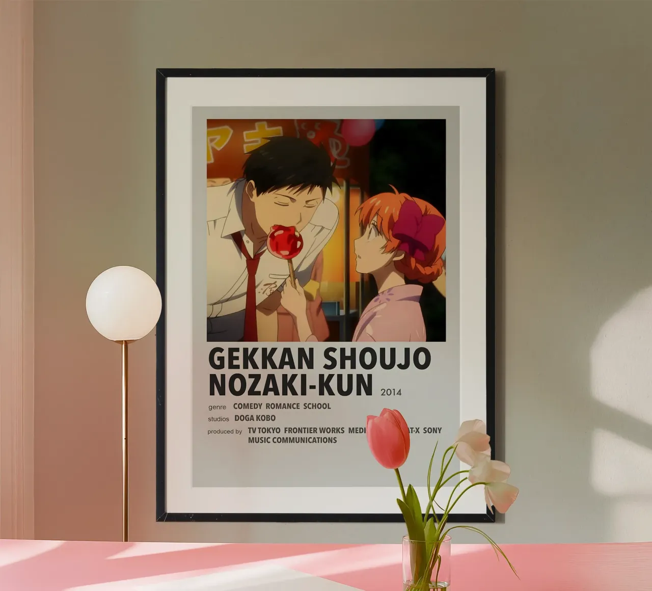 GEKKAN SHOUJO NOZAKI-KUN  2014 carta hahnemühle da Totoya
