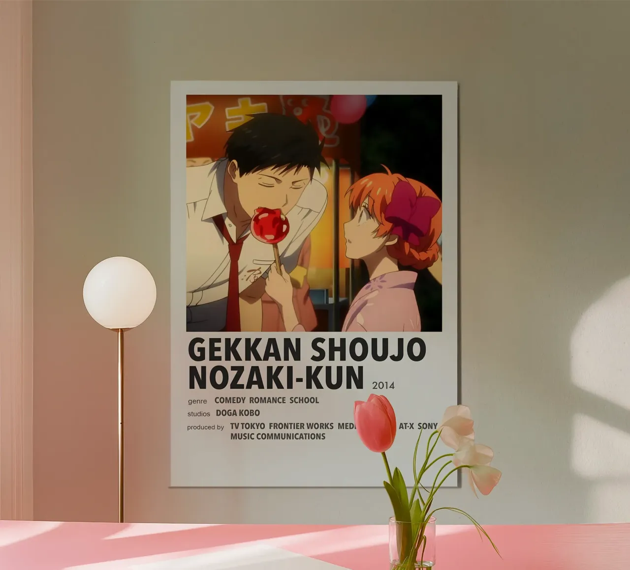 GEKKAN SHOUJO NOZAKI-KUN  2014 carta hahnemühle da Totoya