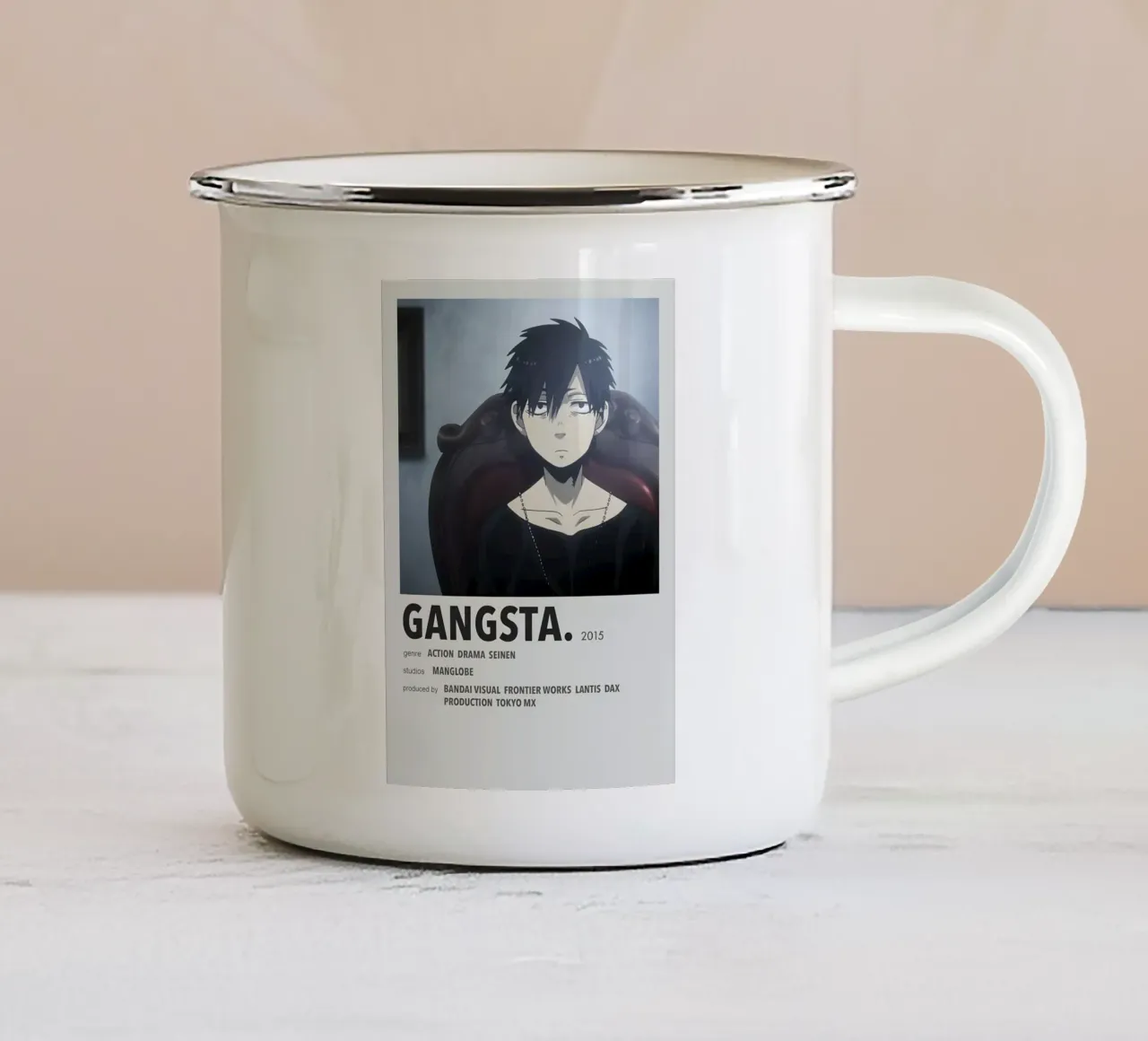 GANGSTA.  2015 tazza in smalto da Totoya