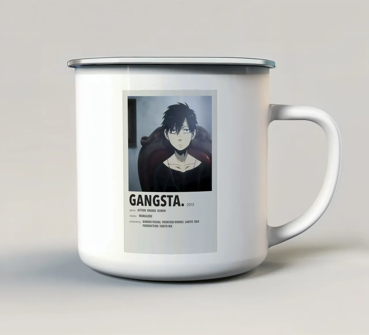 GANGSTA.  2015 tazza in smalto da Totoya