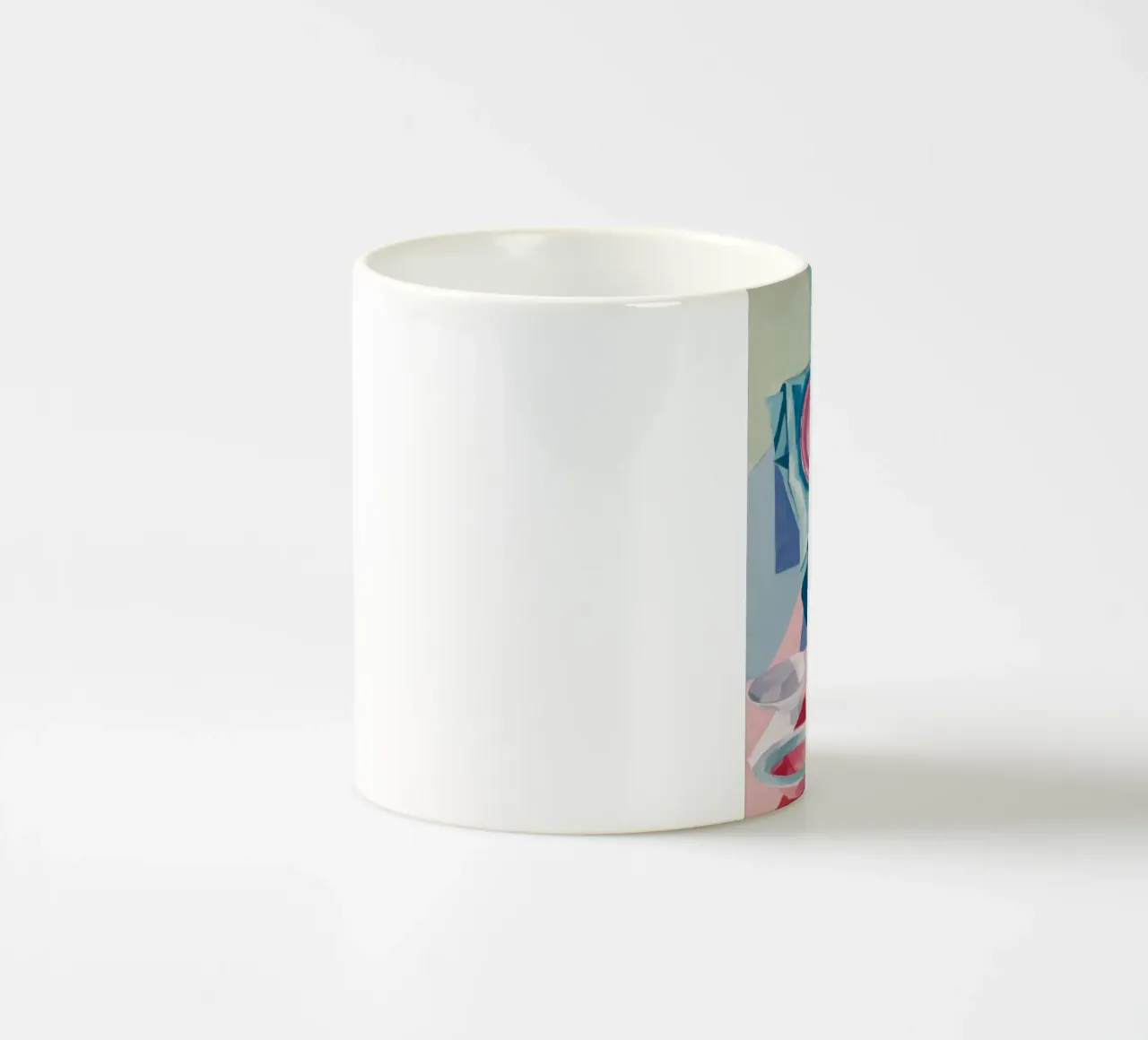 Tavolo in vetro e colore tazza in ceramica da Mystic Grain