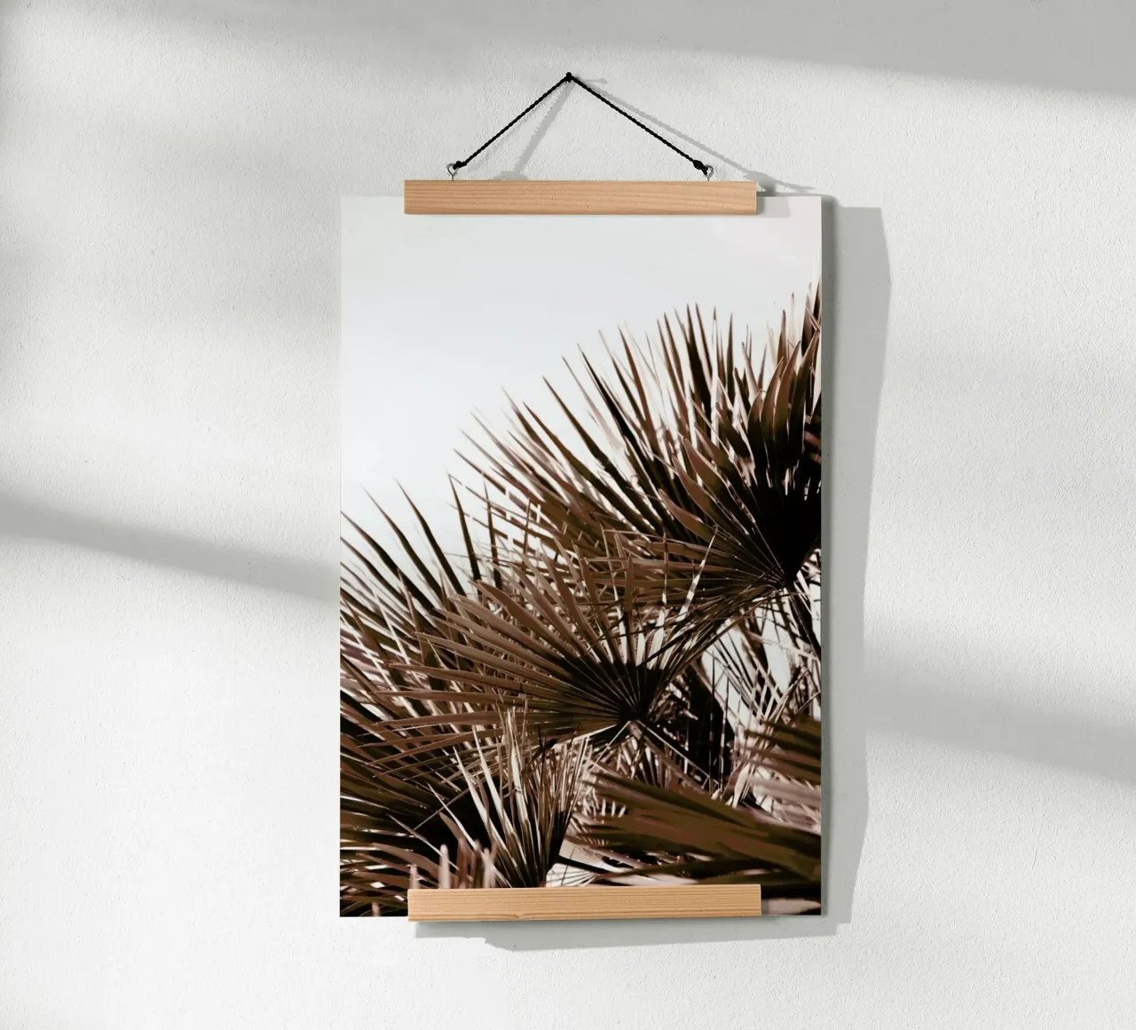 Gorgeous Golden Sunset Palm Leafes Poster von Studio Nahili