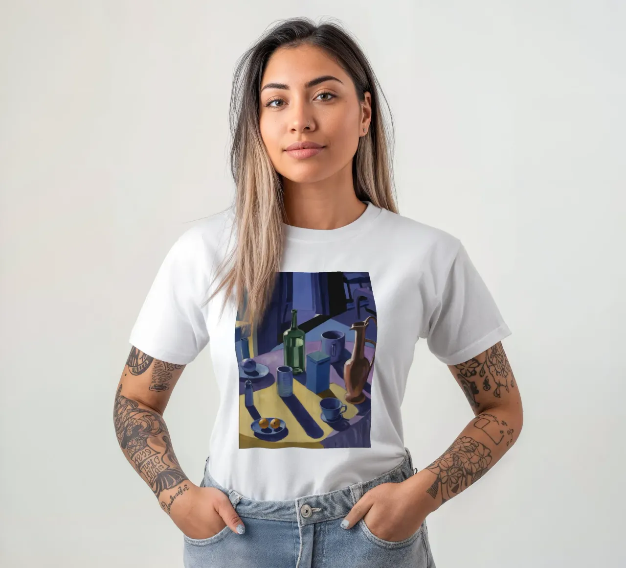Colazione a luce viola t-shirt da Mystic Grain