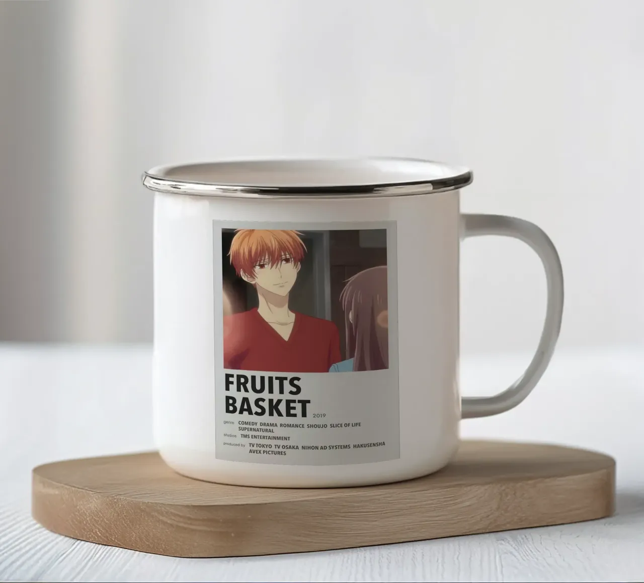 FRUITS  BASKET  2019 tazza in smalto da Totoya