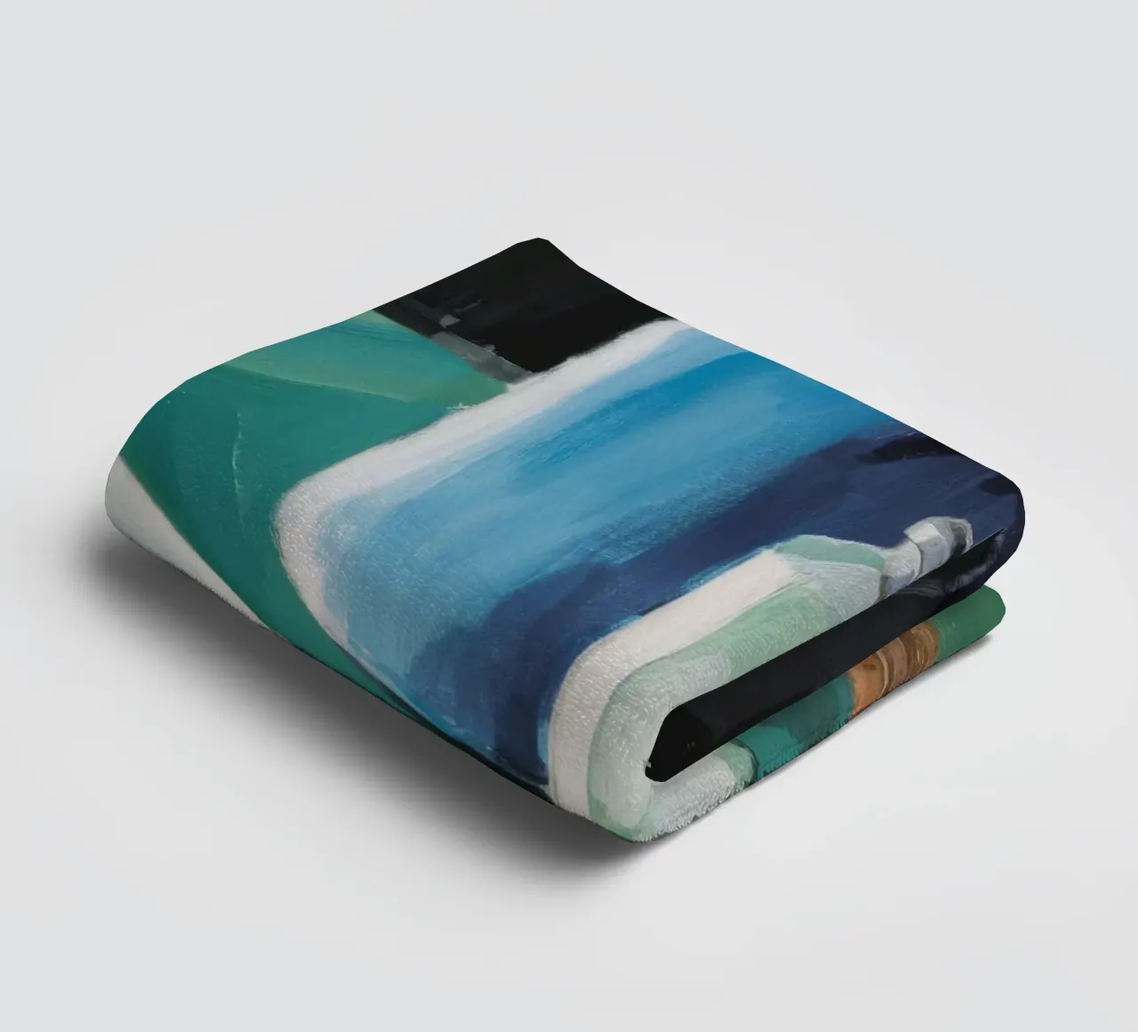 Bottles and Blade towel by Mystic Grain
