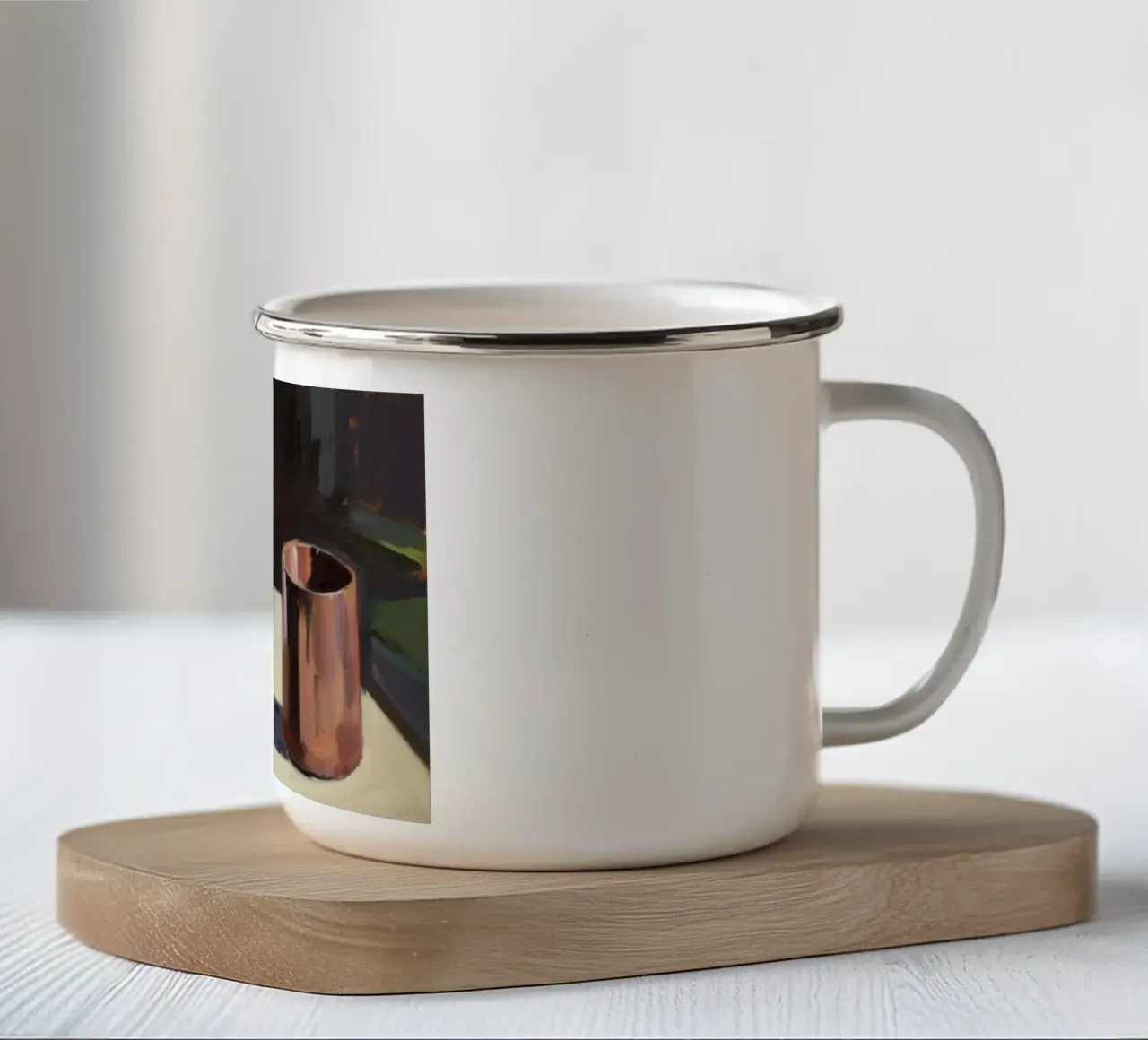 Tazza doppia Silence tazza in smalto da Mystic Grain