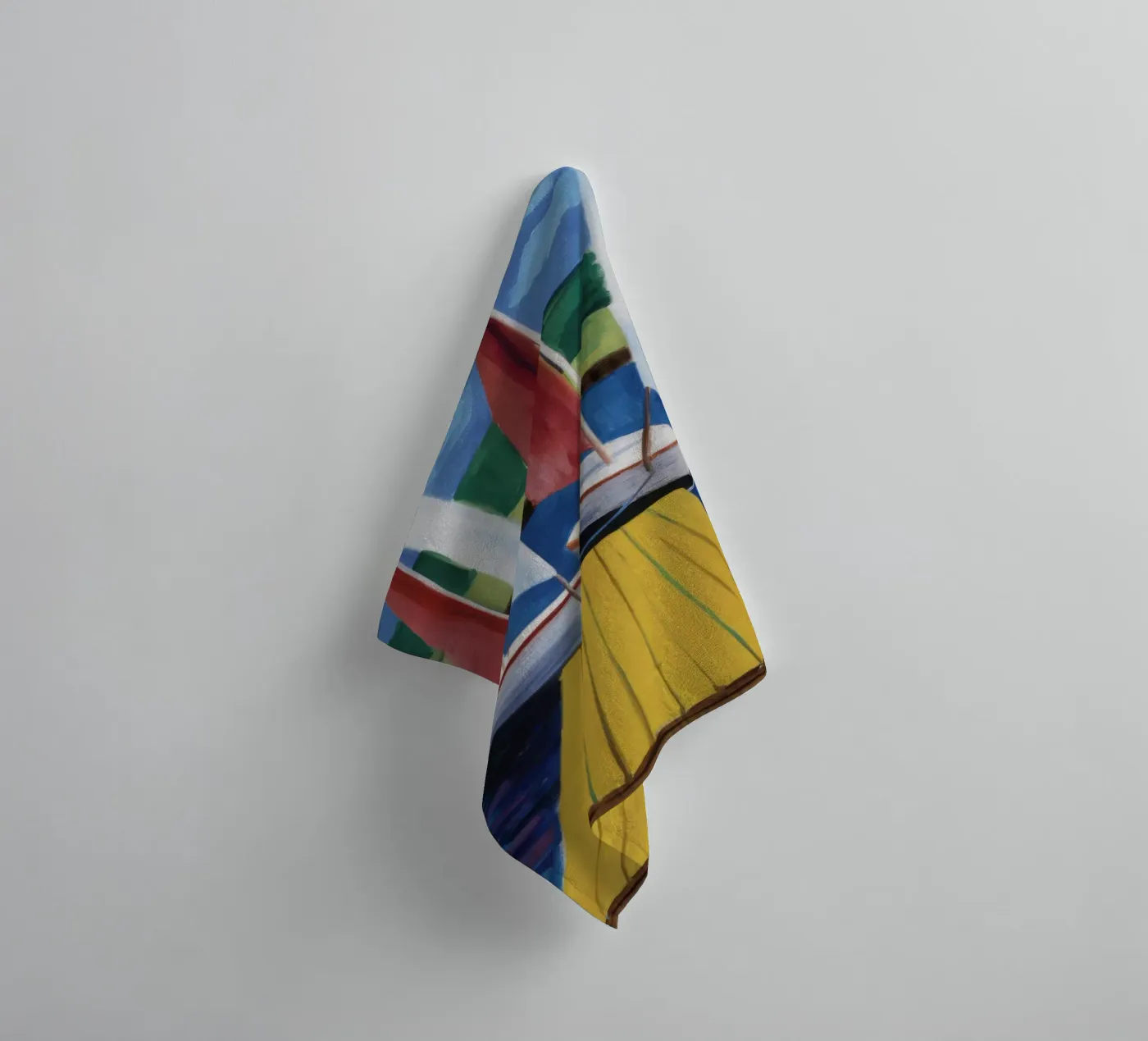 Sailboat Dock Calm serviette de bain de Mystic Grain