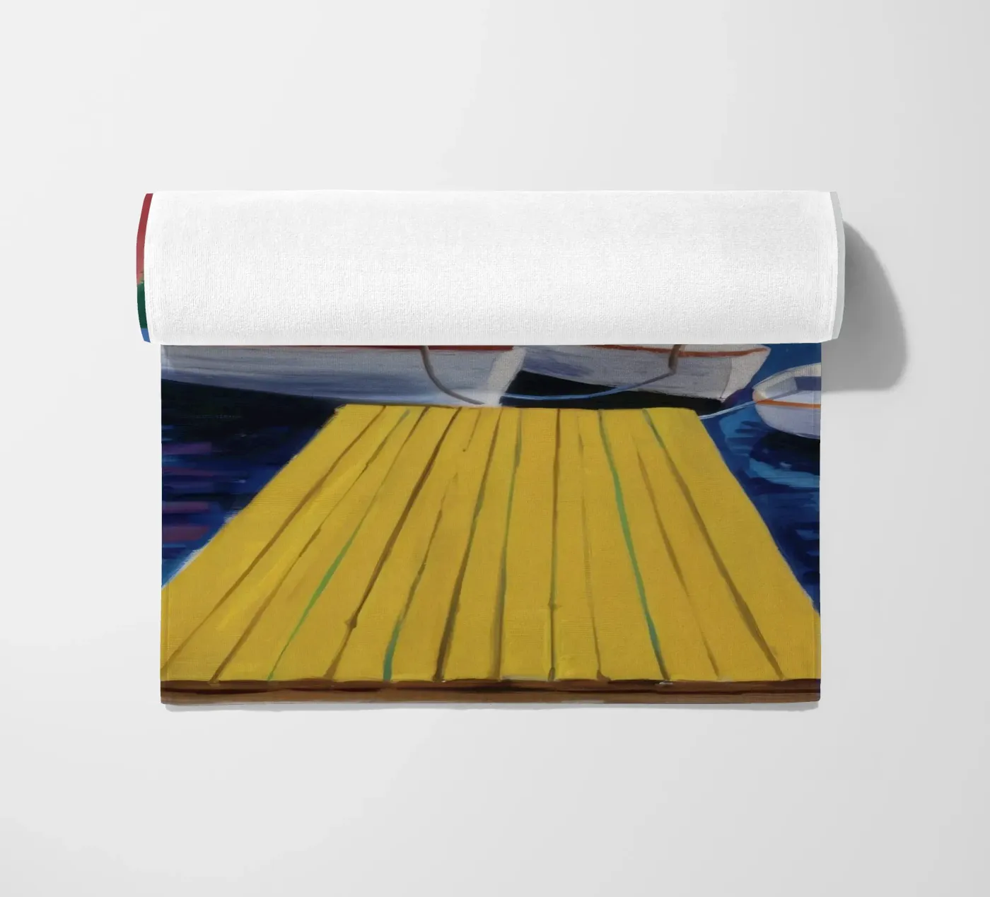 Zeilboot Dock Rust strandhanddoek van Mystic Grain