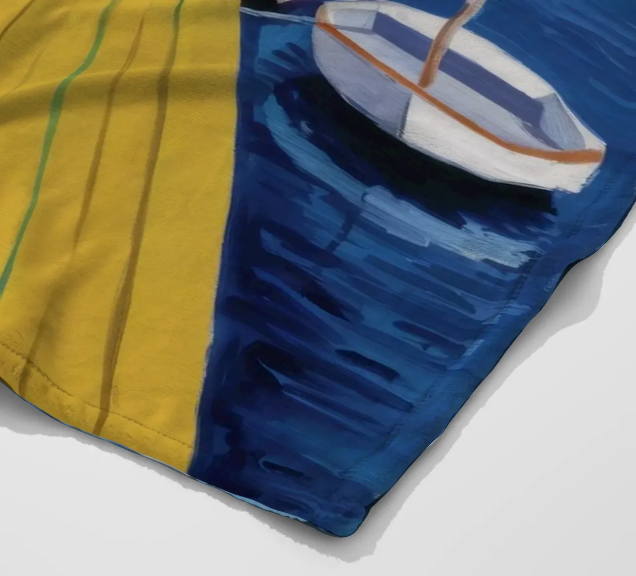 Zeilboot Dock Rust fleecedeken van Mystic Grain