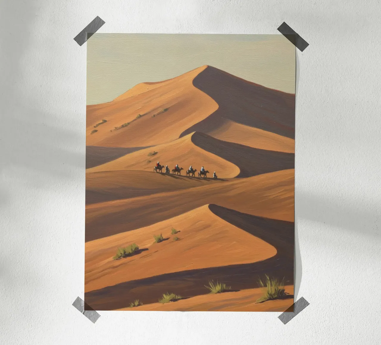 Camminatori del deserto carta hahnemühle da Art Center
