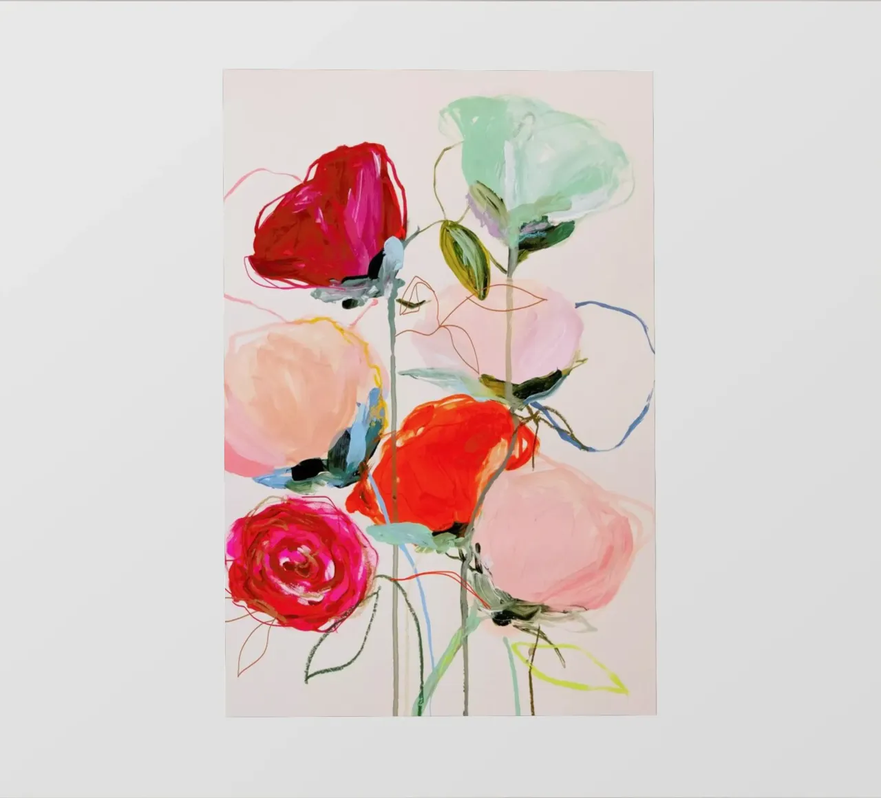 Bloom Series Time Leighviner Web pellicola backlit da Leigh Viner