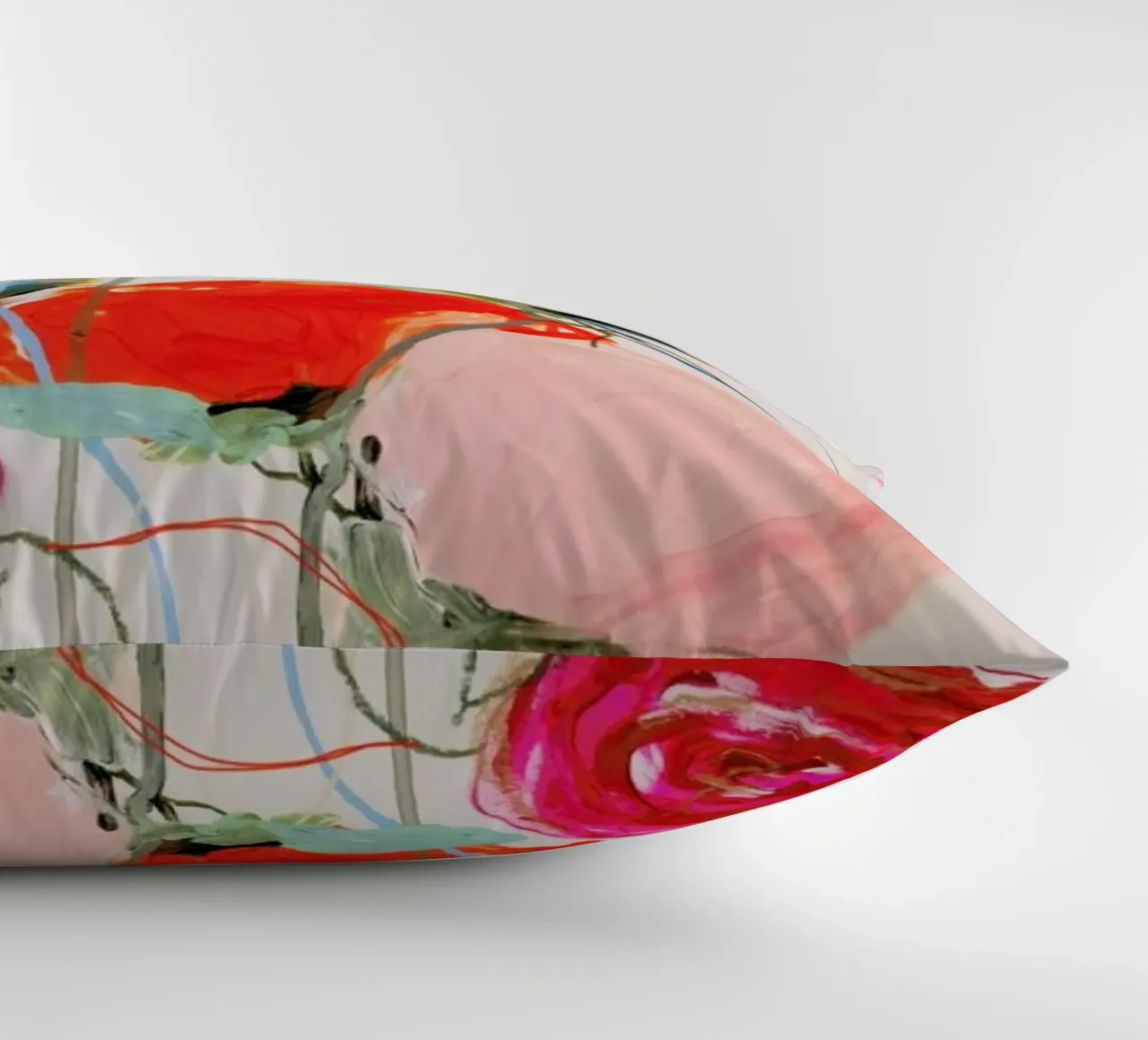 Bloom Series Time Leighviner Web Kissen von Leigh Viner