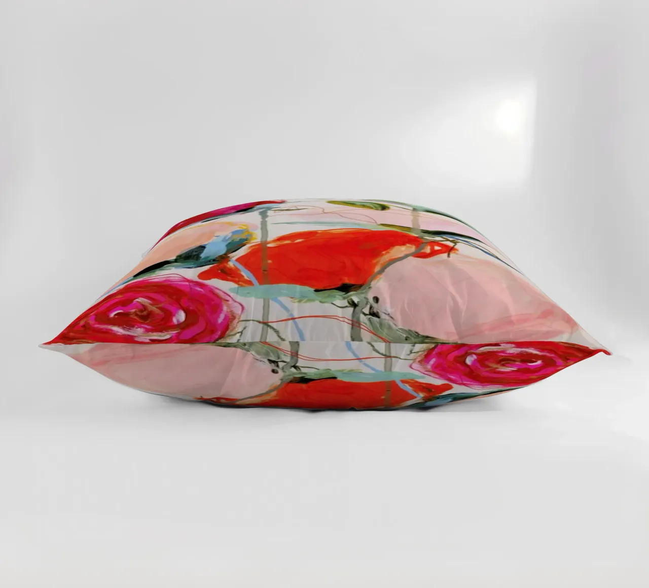 Bloom Series Time Leighviner Web Kissen von Leigh Viner