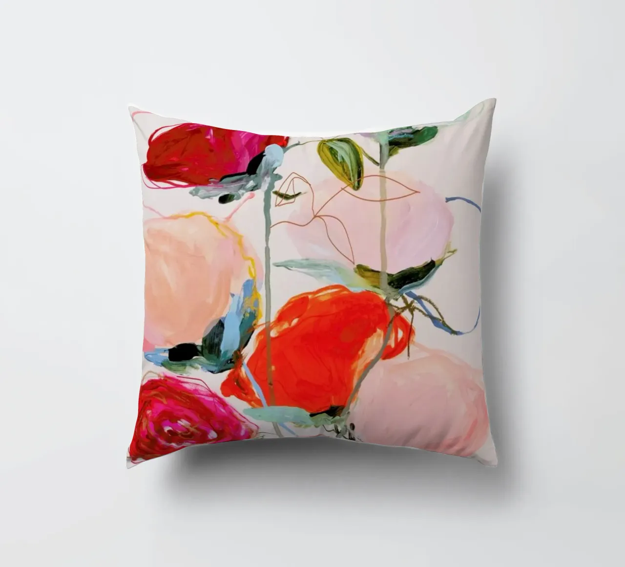 Bloom Series Time Leighviner Web cuscino da Leigh Viner