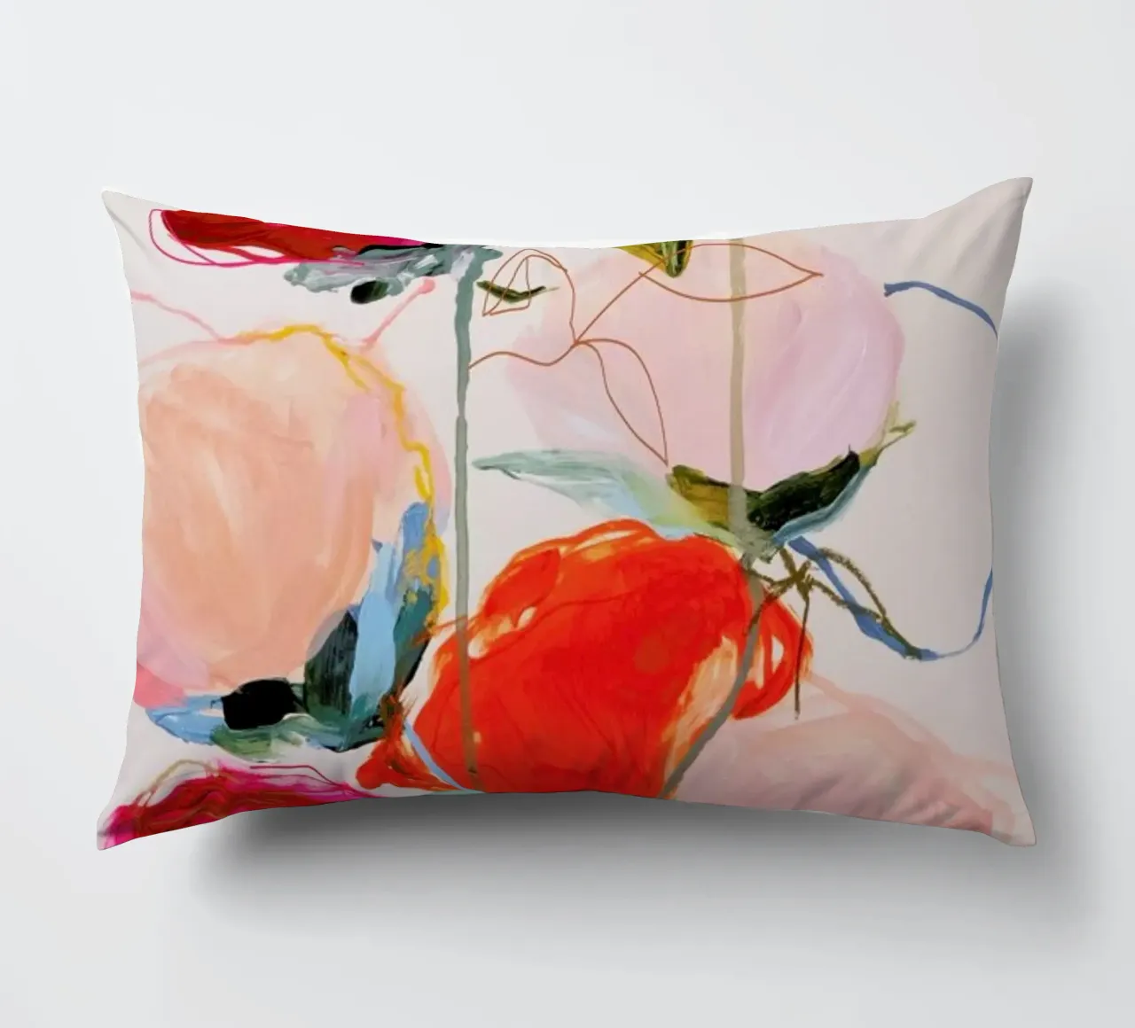 Bloom Series Time Leighviner Web Kissen von Leigh Viner