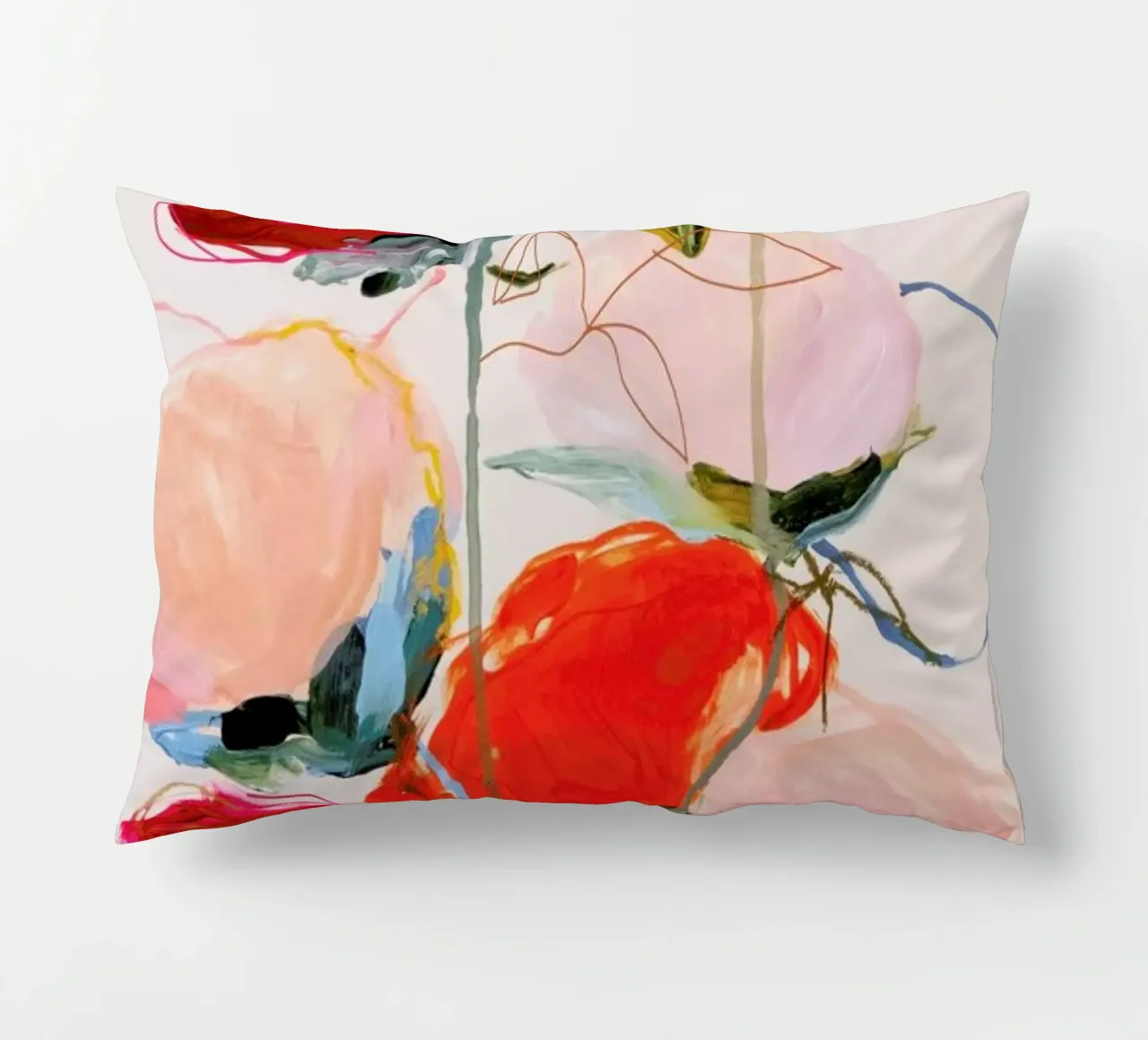 Bloom Series Time Leighviner Web Kissen von Leigh Viner