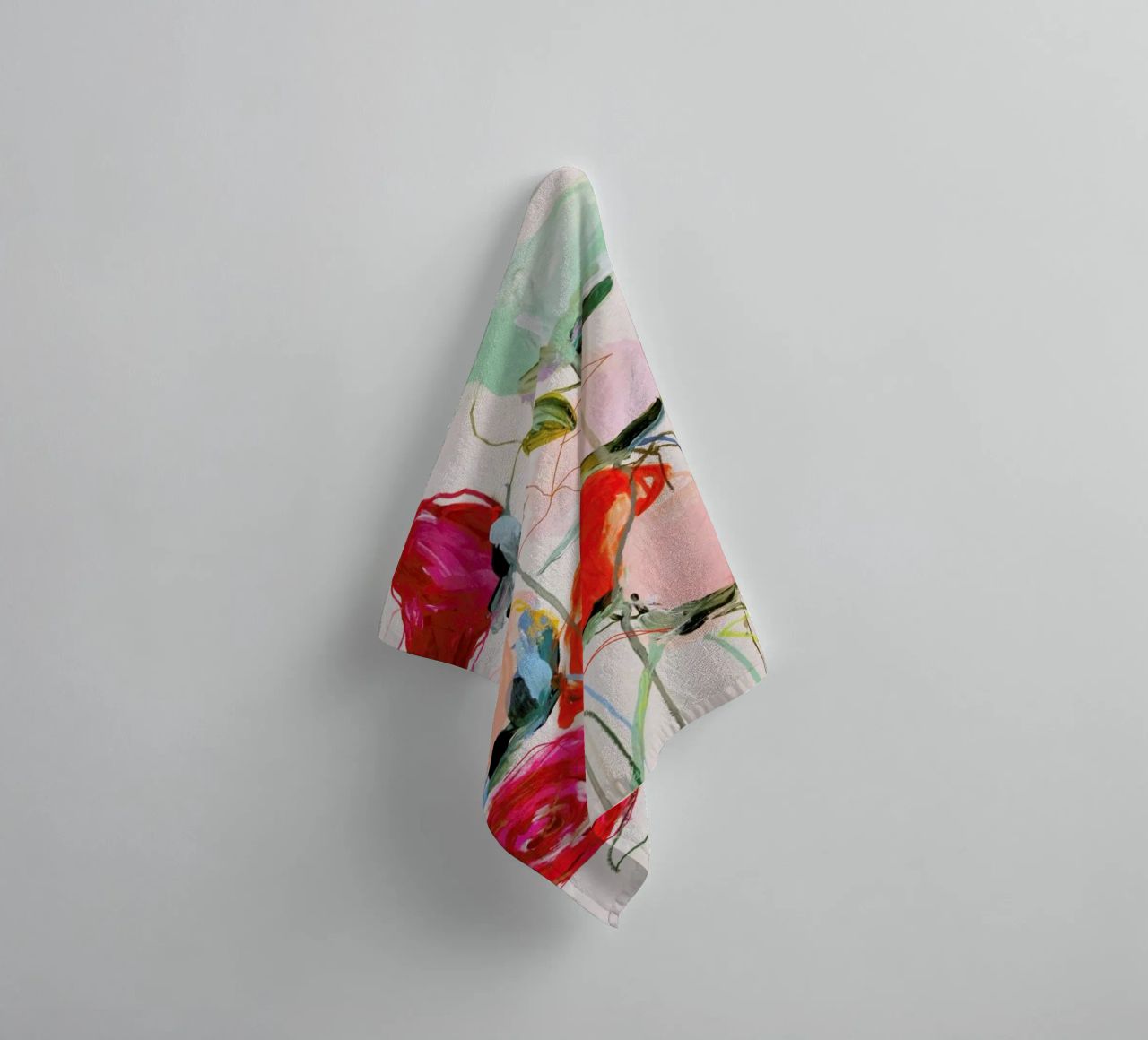 Bloom Series Time Leighviner Web Handtuch von Leigh Viner