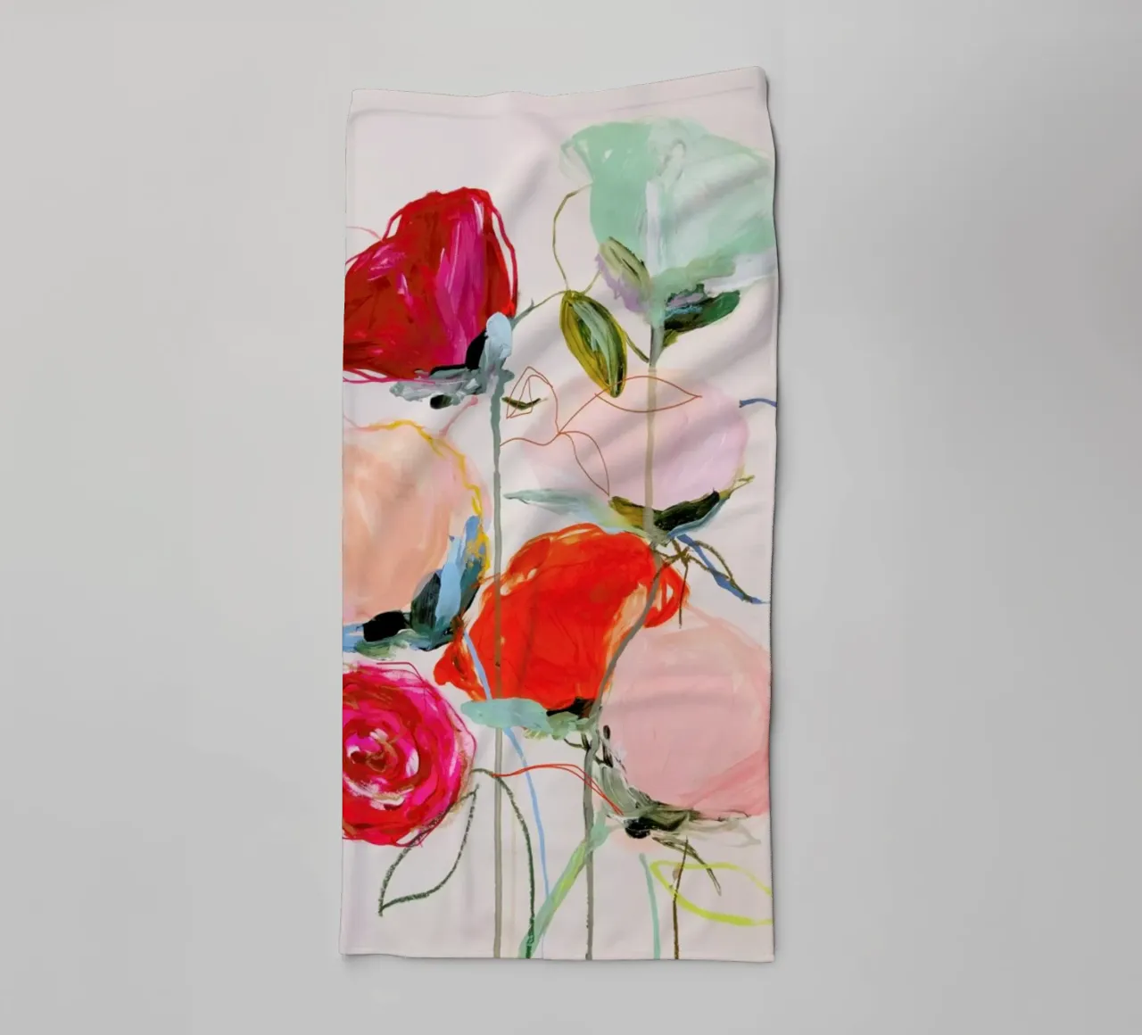 Bloom Series Time Leighviner Web serviette de bain de Leigh Viner
