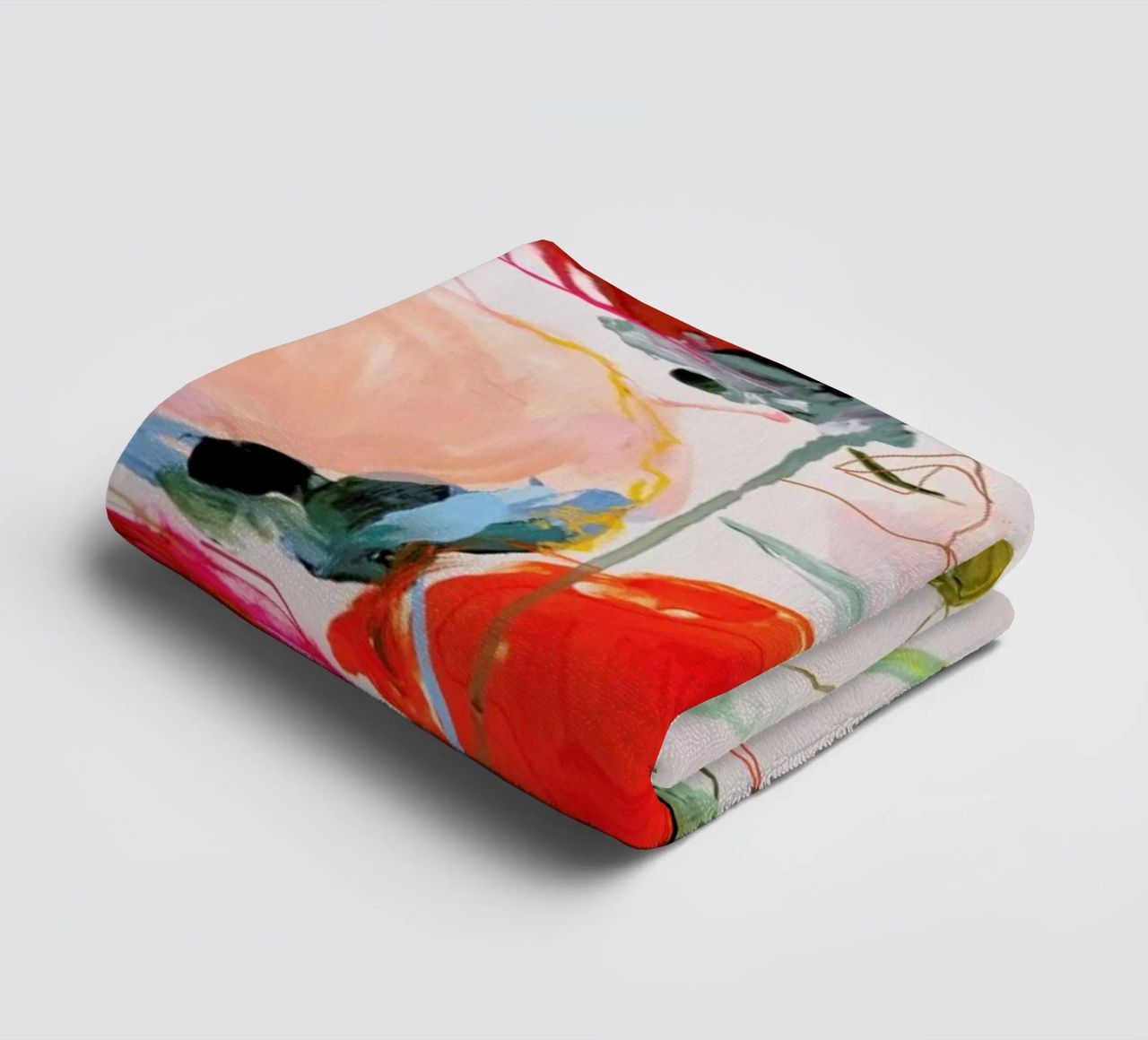 Bloom Series Time Leighviner Web Handtuch von Leigh Viner