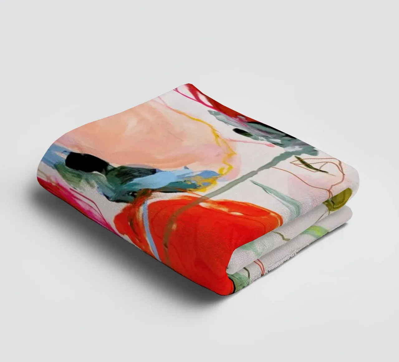 Bloom Series Time Leighviner Web badhanddoek van Leigh Viner