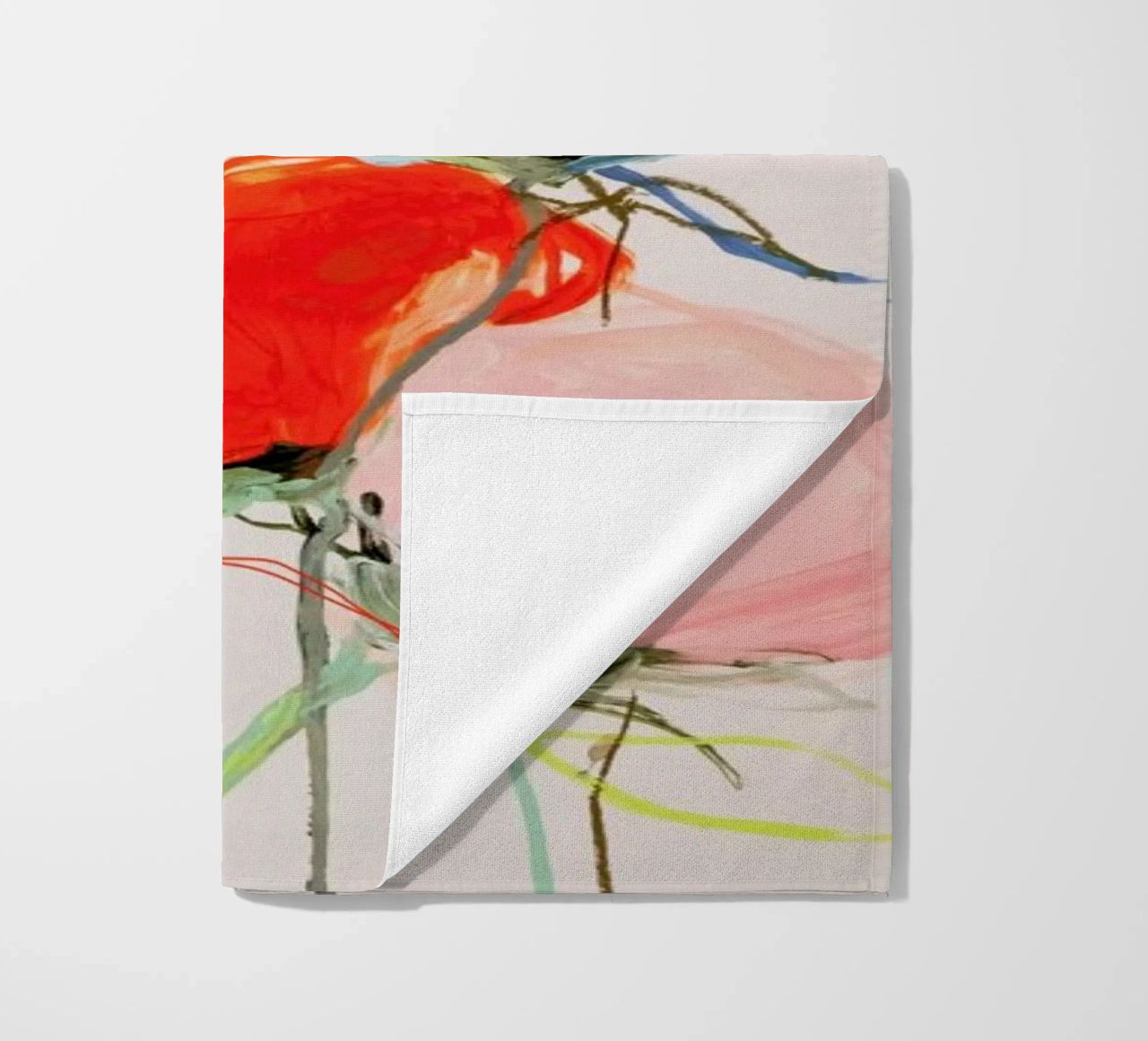 Bloom Series Time Leighviner Web toalla de playa de Leigh Viner