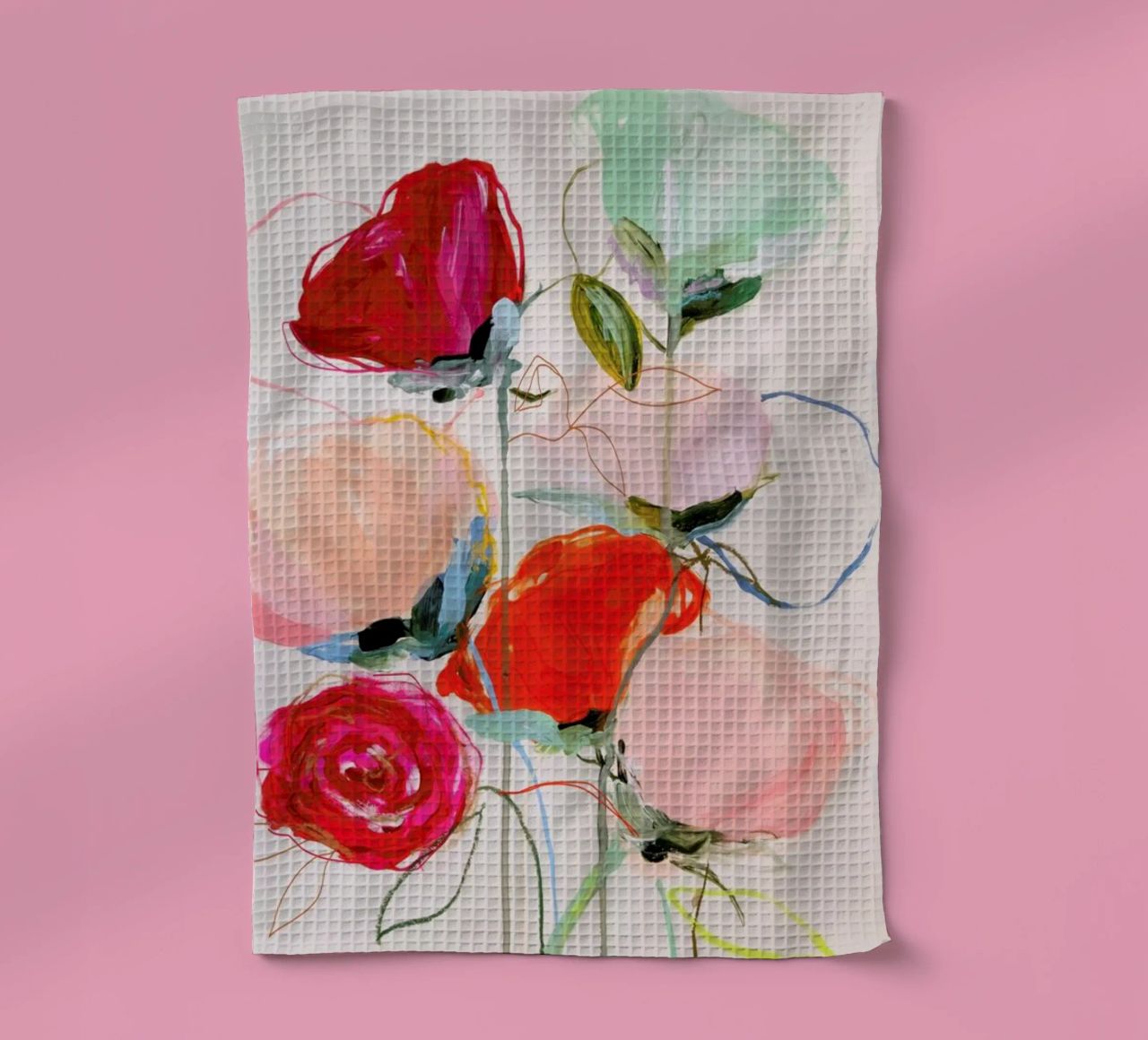 Bloom Series Time Leighviner Web paño de cocina de Leigh Viner