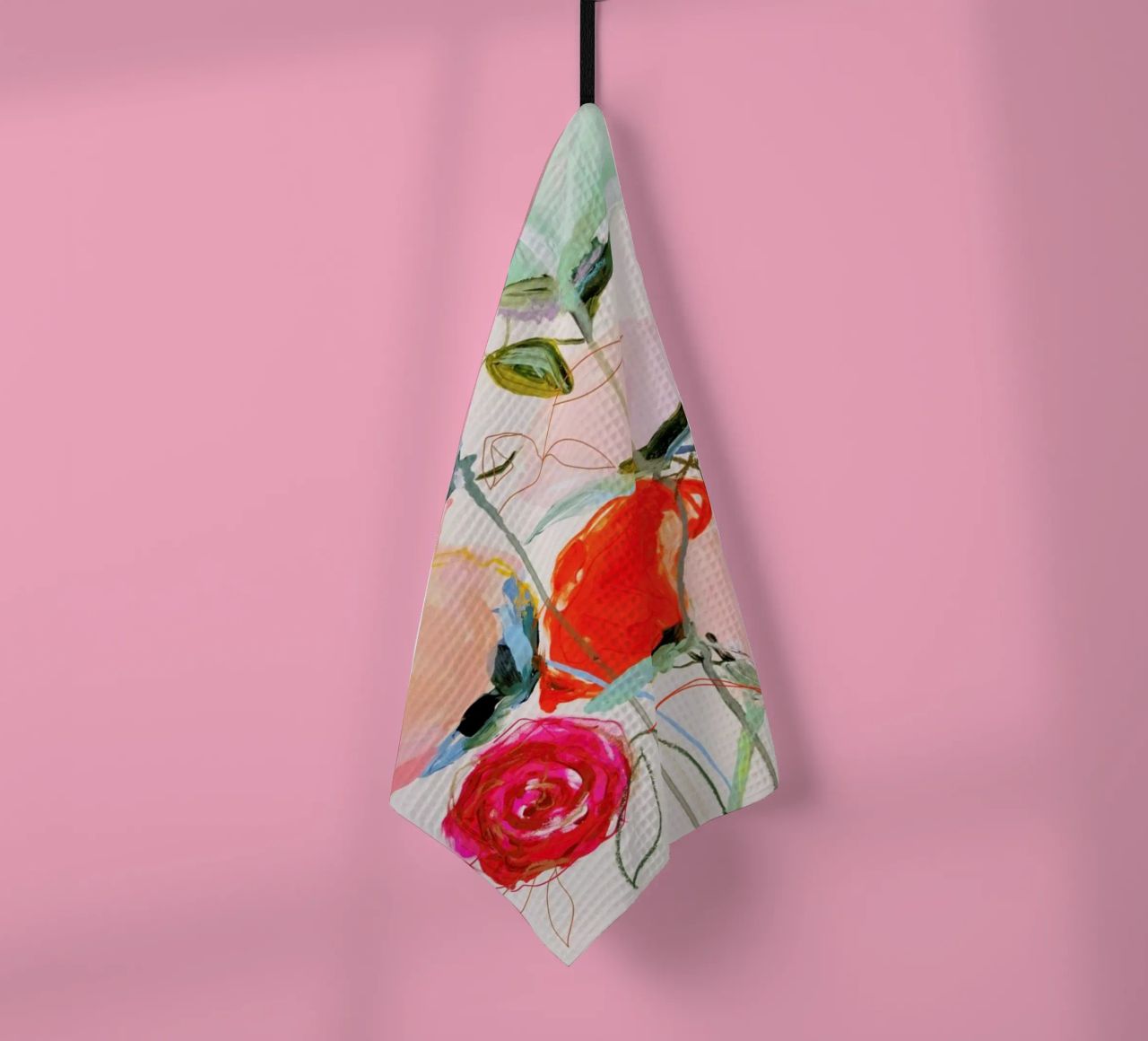Bloom Series Time Leighviner Web paño de cocina de Leigh Viner