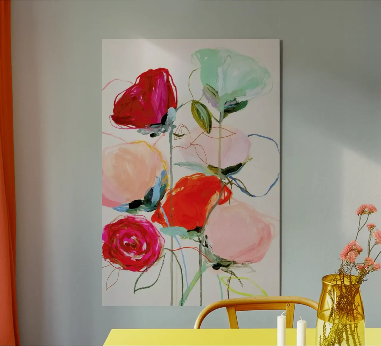 Bloom Series Time Leighviner Web alluminio dibond da Leigh Viner