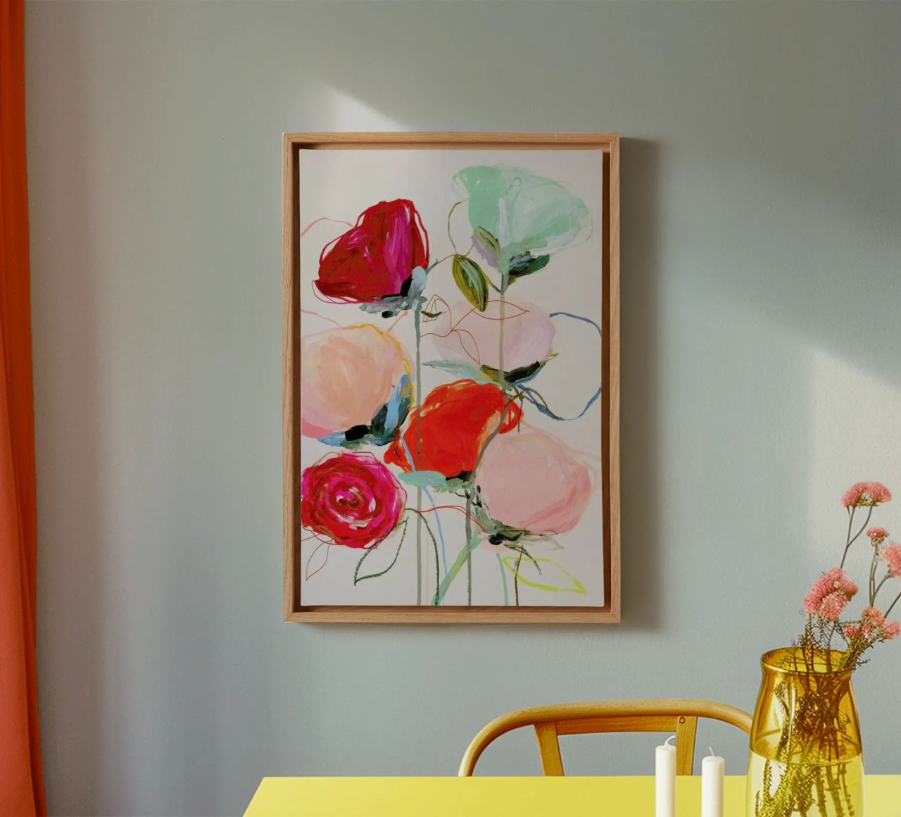 Bloom Series Time Leighviner Web Leinwand von Leigh Viner