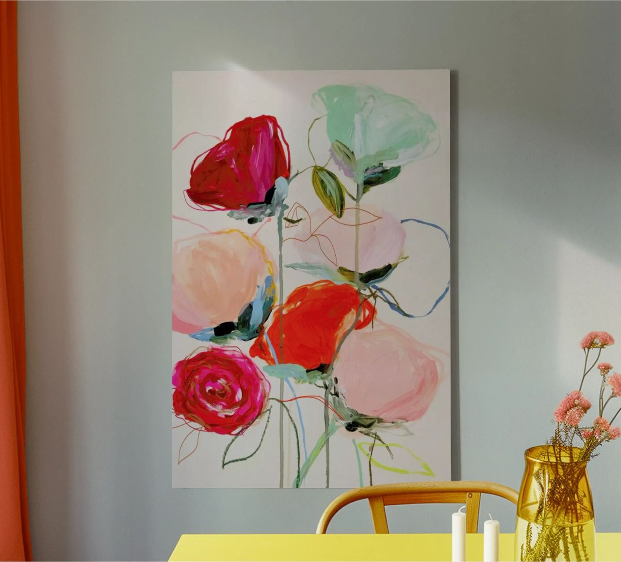 Bloom Series Time Leighviner Web Leinwand von Leigh Viner