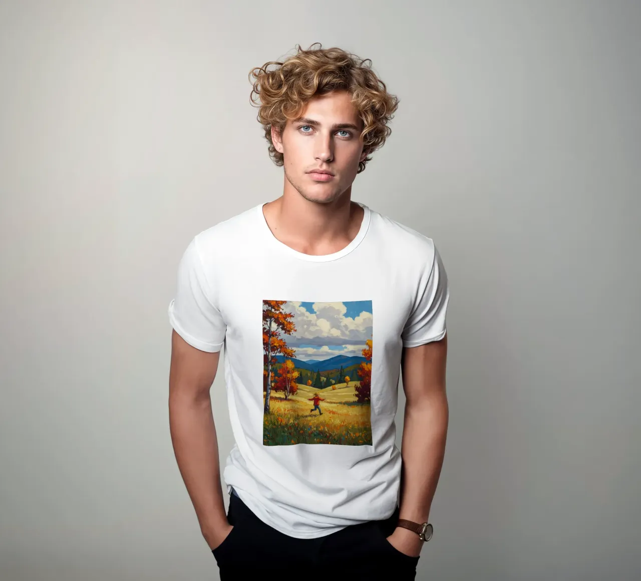 Corsa libera t-shirt da Art Center