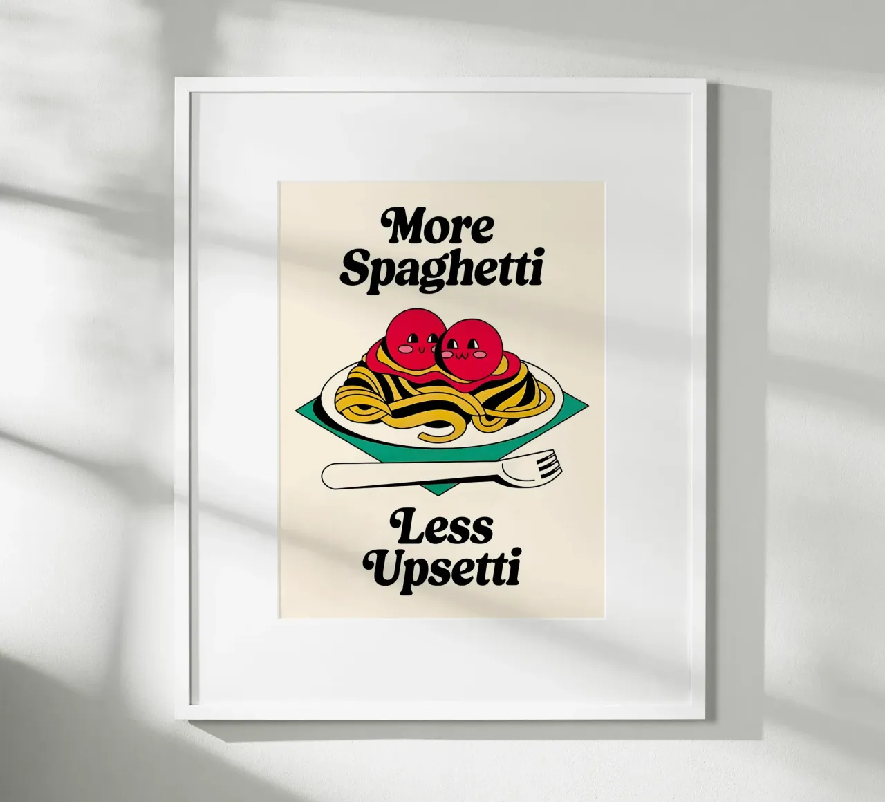 More Spaghetti, Less Upsetti carta hahnemühle da Attaboy Dsgn