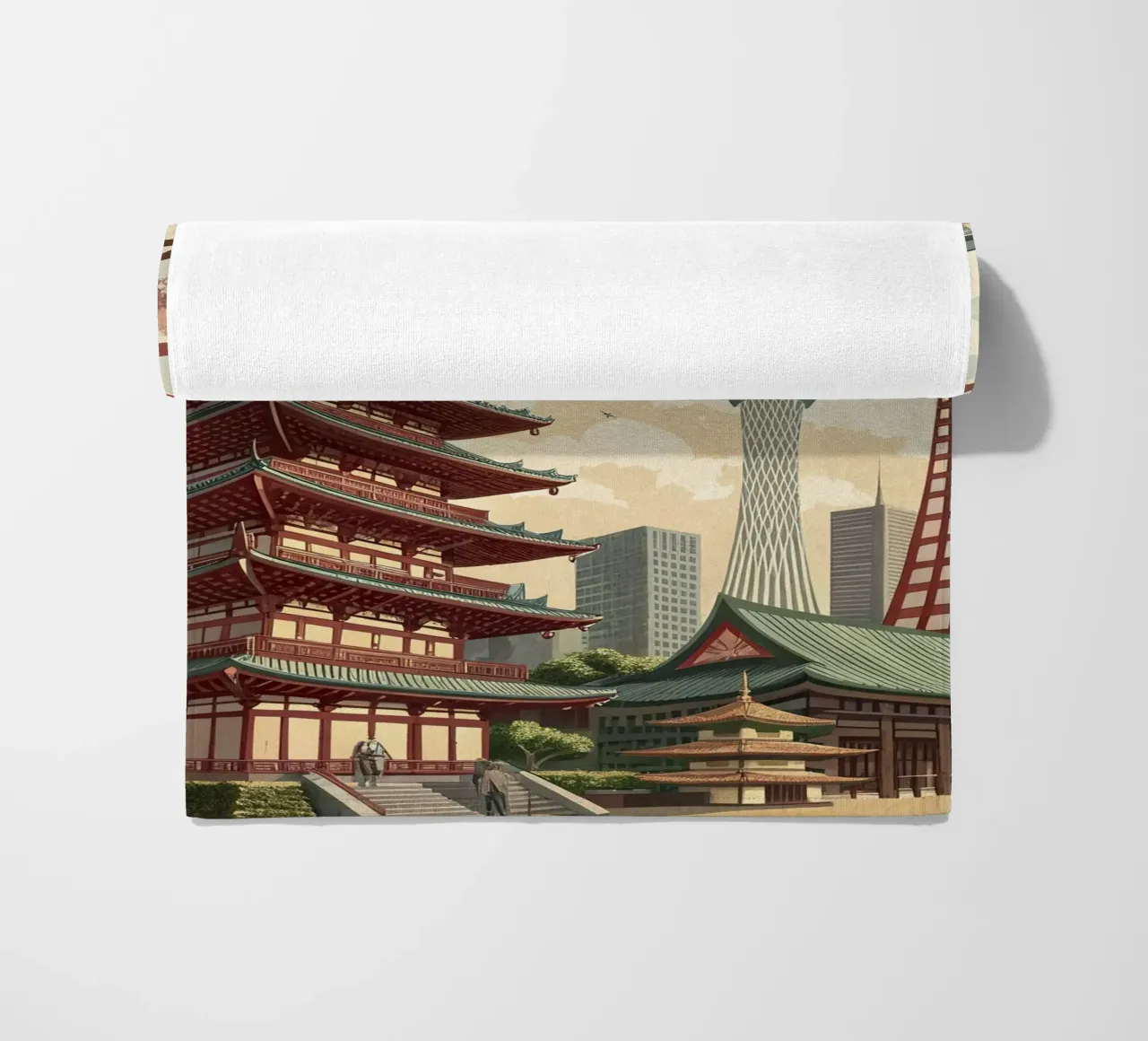 Poster retrò d'epoca di Tokyo telo mare da 🎁 ARTVI-SHOP