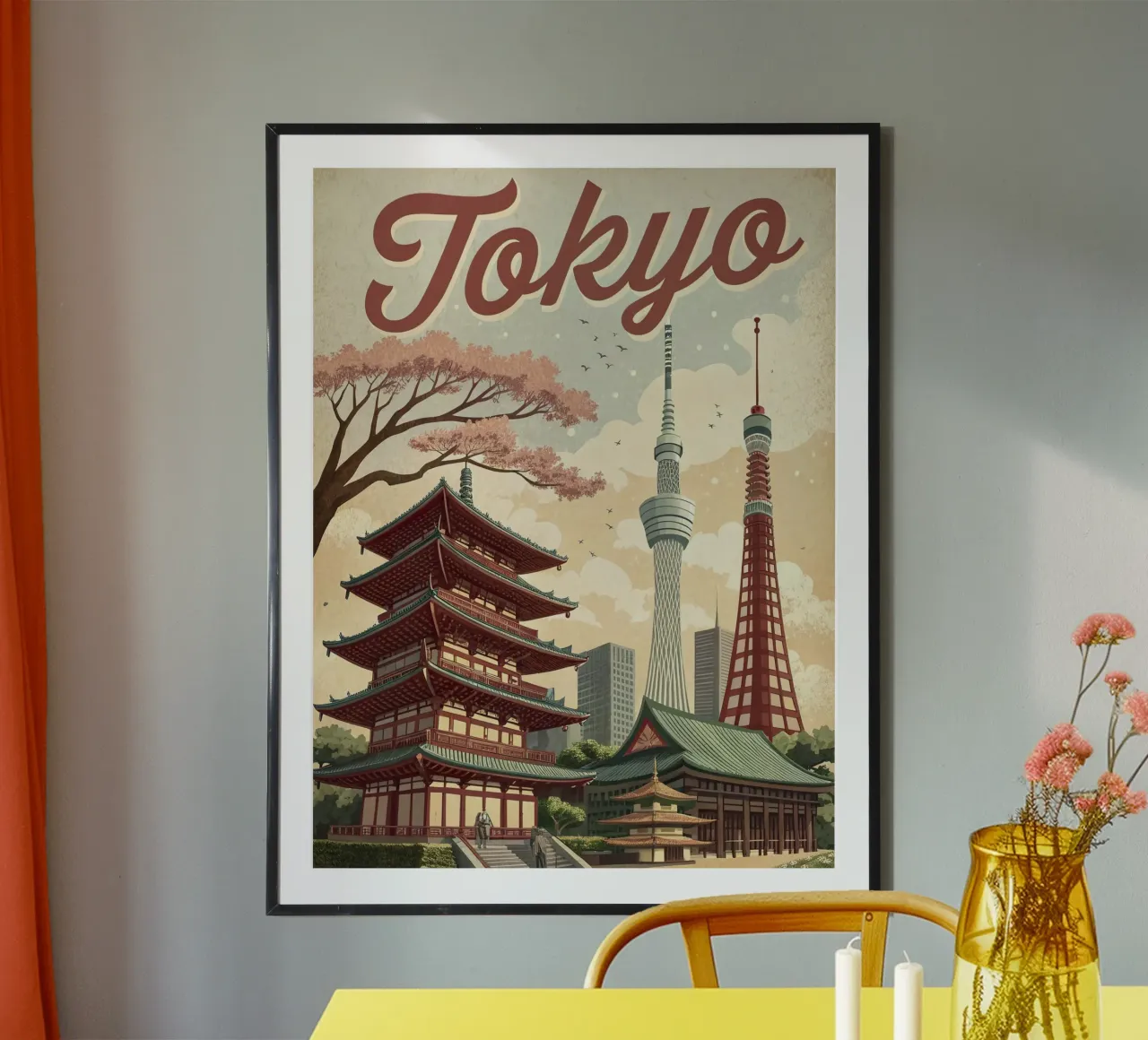 Vintage retro poster of Tokyo poster by 🎁 ARTVI-SHOP