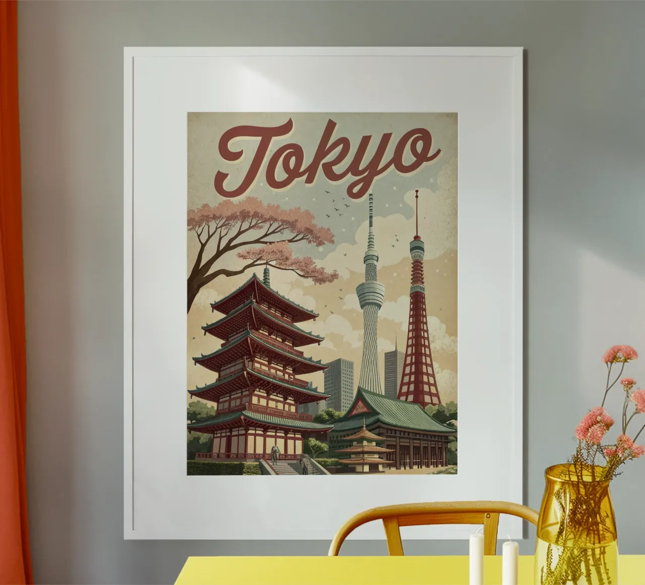 Vintage retro poster of Tokyo poster by 🎁 ARTVI-SHOP