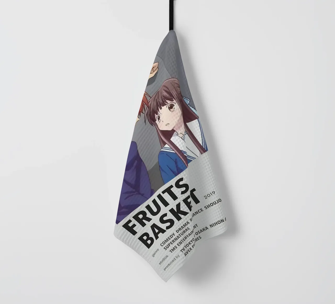 FRUITS  BASKET  2019 canovaccio da cucina da Totoya