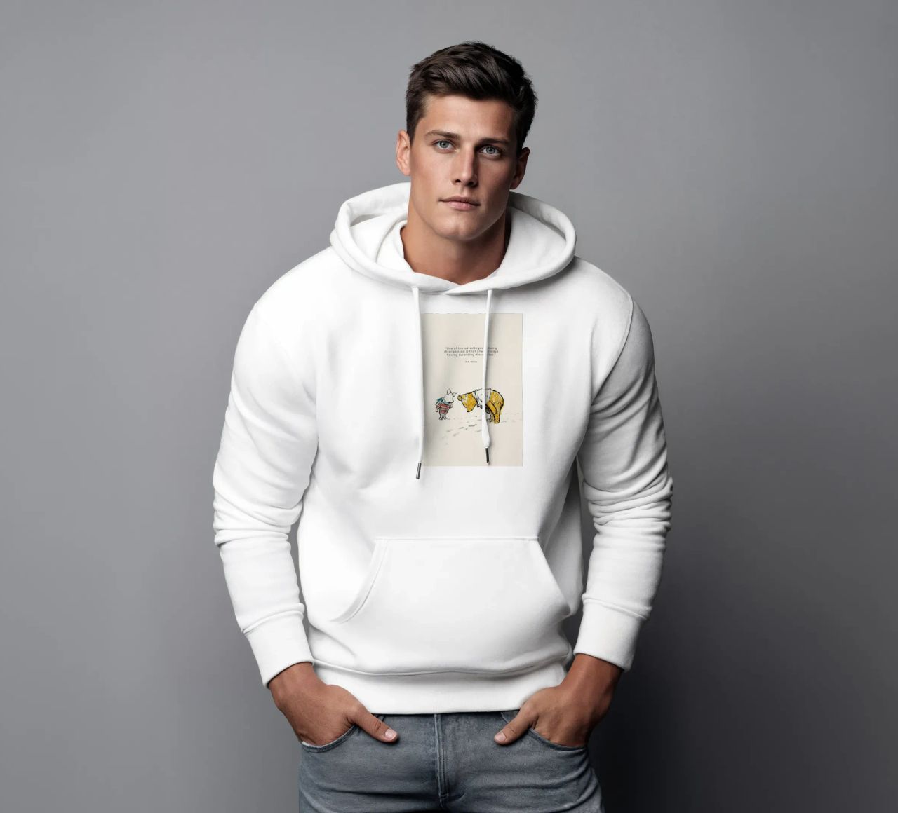 Surprising Discoveries felpa con cappuccio da Vintage by JUNIQE