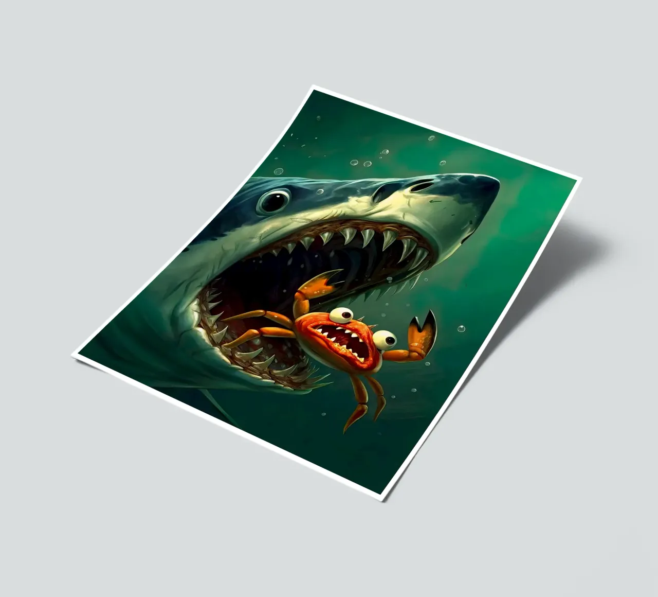 hungriger Hai Stickerbogen von 🎁 ARTVI-SHOP