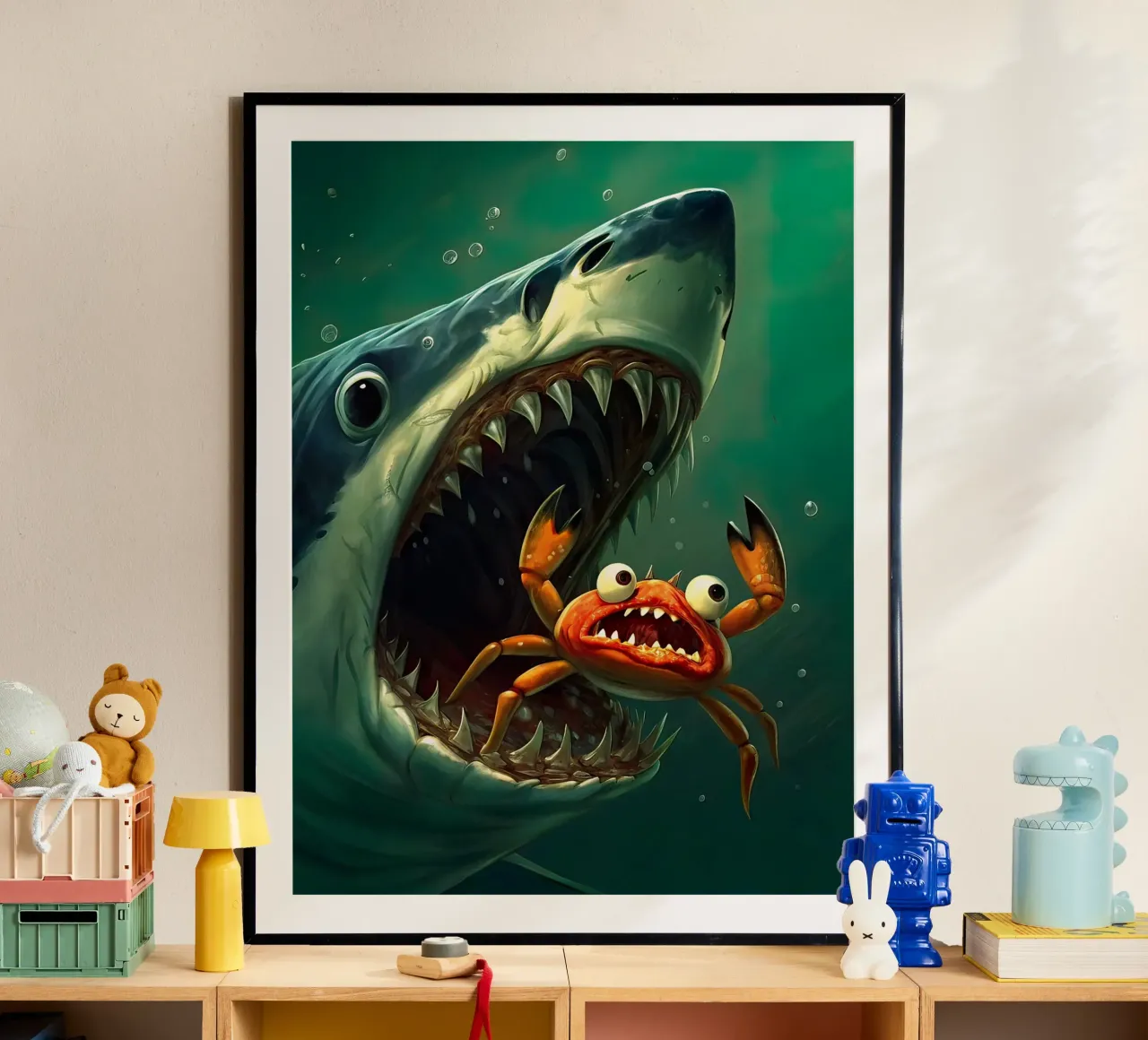 tiburón hambriento hahnemühle de 🎁 ARTVI-SHOP