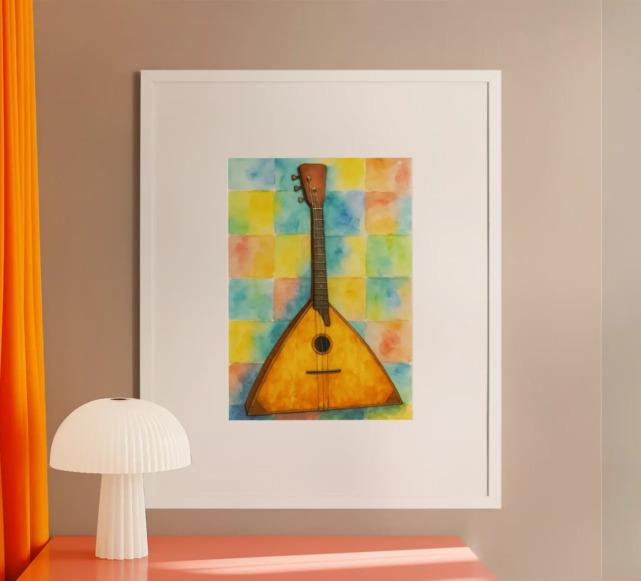 Balalaika immaginazione pittura disegno arte poster da the gendels