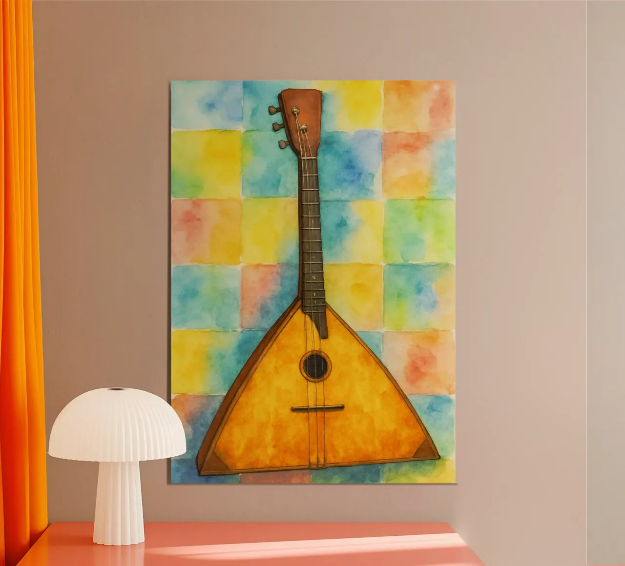 Balalaika immaginazione pittura disegno arte poster da the gendels