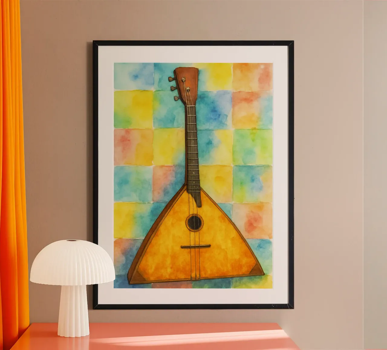 Balalaika immaginazione pittura disegno arte poster da the gendels