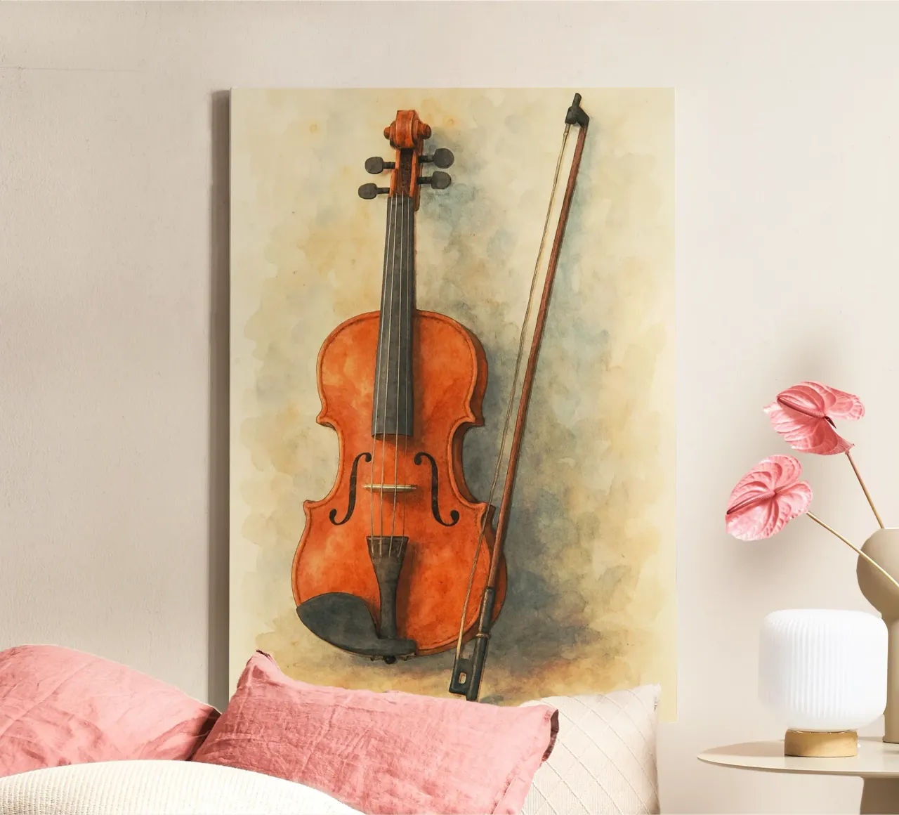 biola immaginazione pittura disegno arte tela con Cornice a cassetta da the gendels