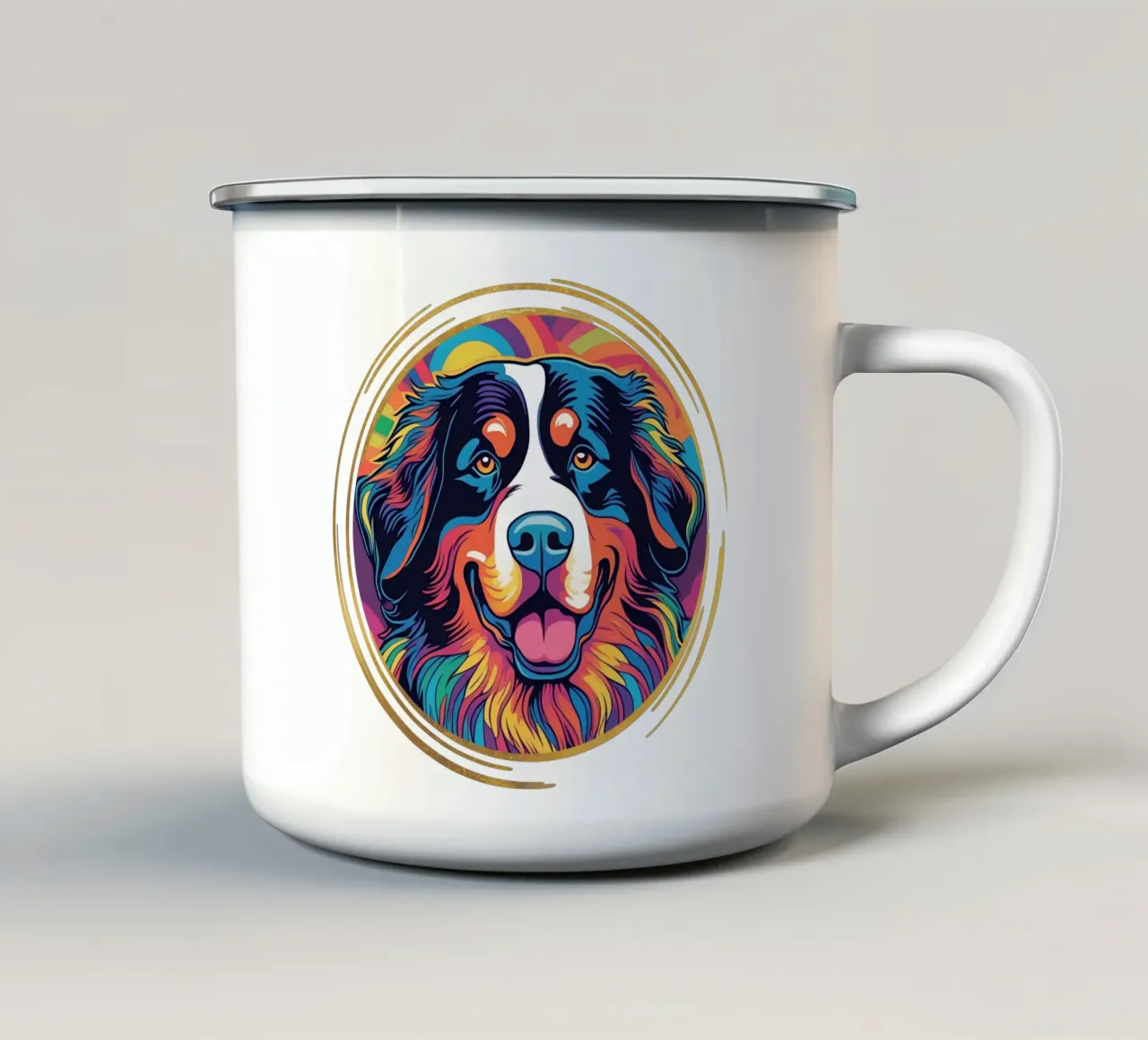Bernersennen in Bunt #36 tazza in smalto da Yumis.Beargang.and.Me