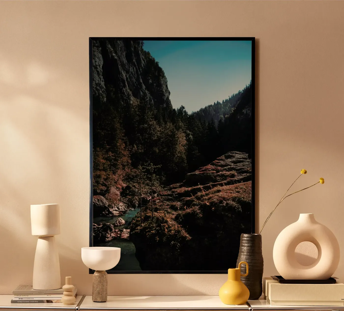 Mountain River poster by Sebastian Hilgetag