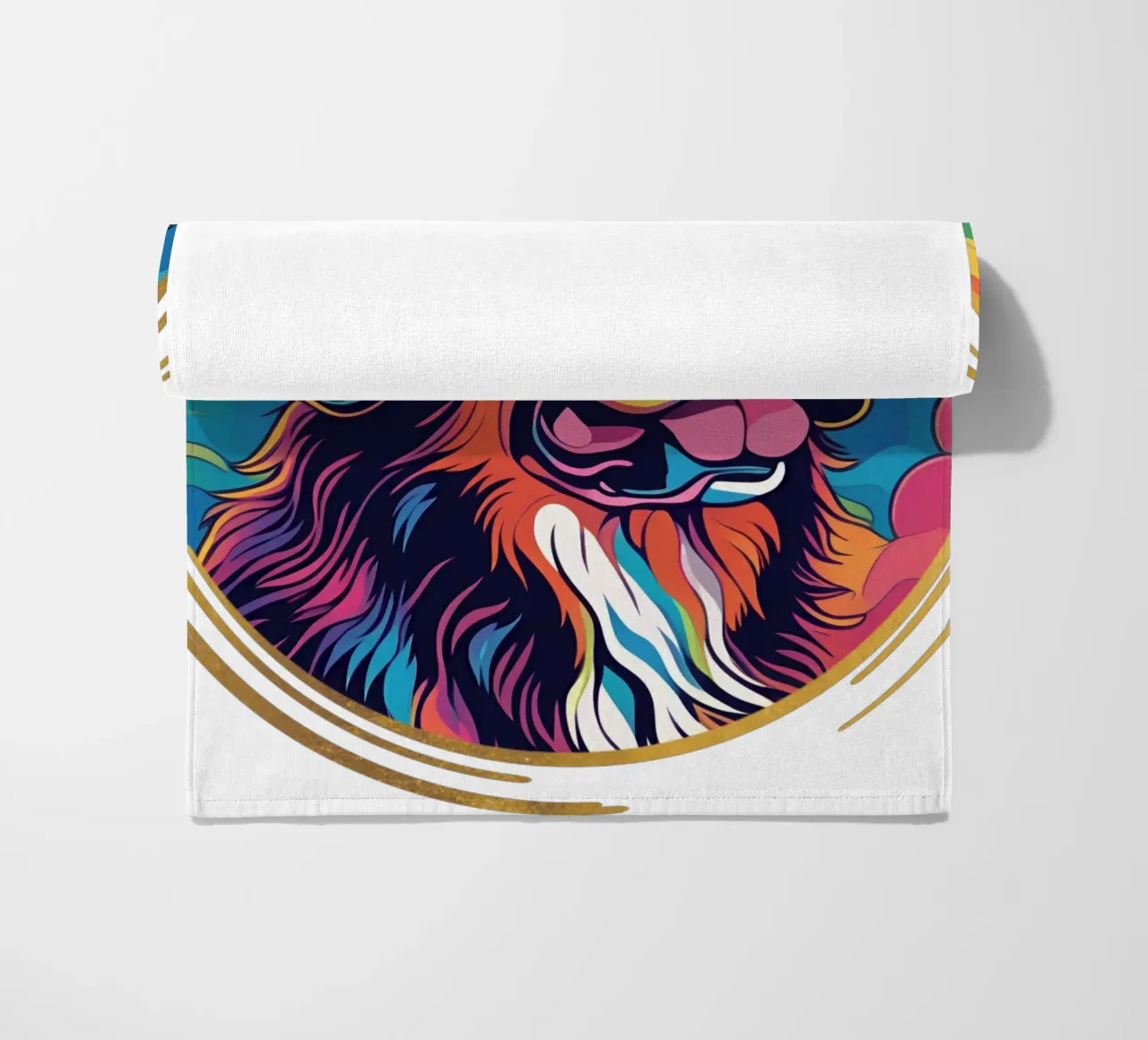 Bernersennen in Bunt #37 beach towel by Yumis.Beargang.and.Me