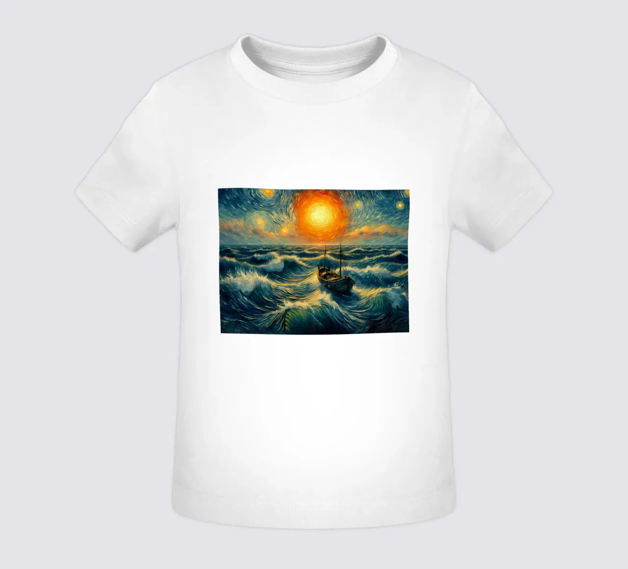 Sonnenuntergang auf See Baby T-Shirt von 🎨 Point and Art
