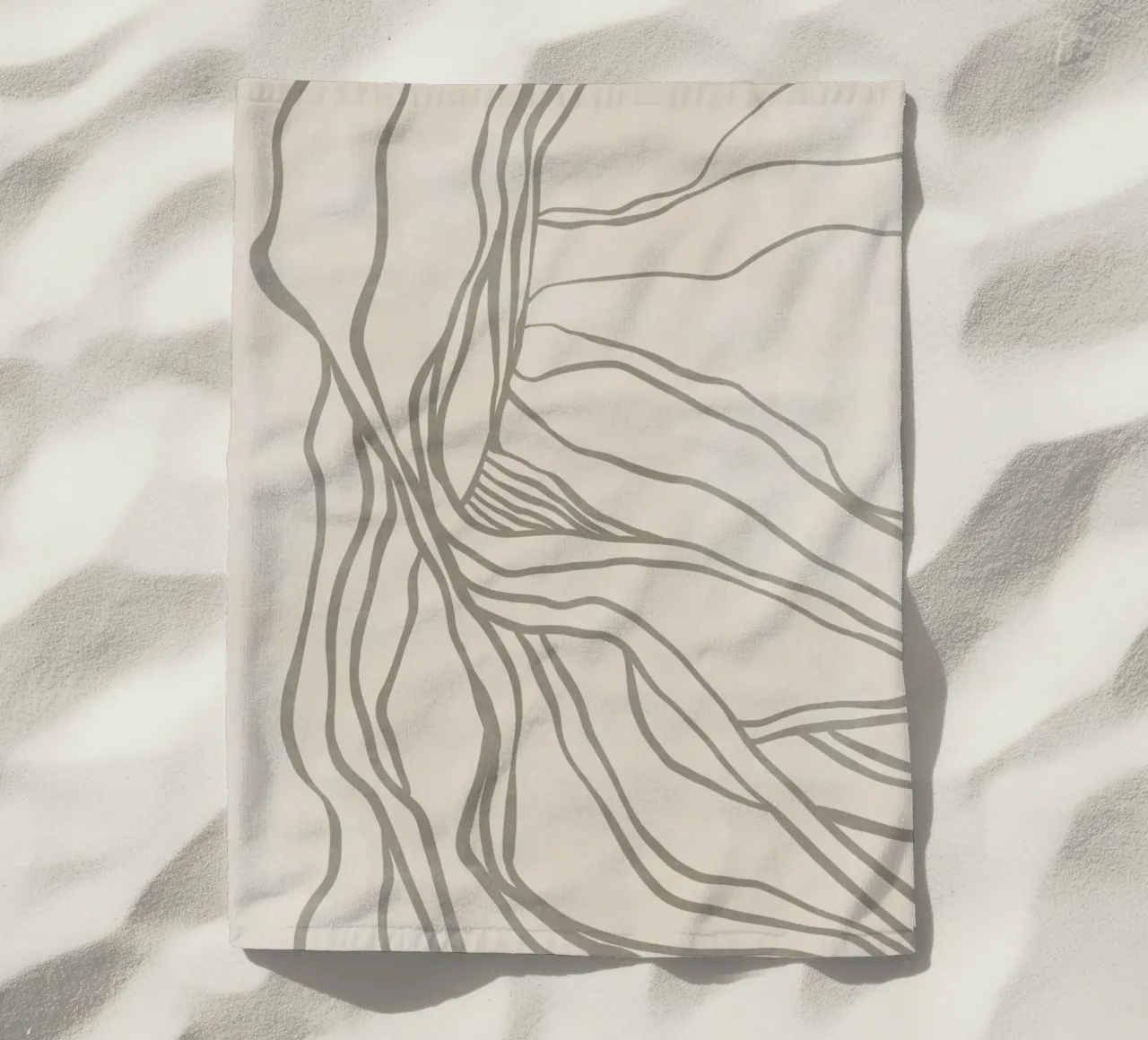 Minimal Matters No 194 beach towel by treechild